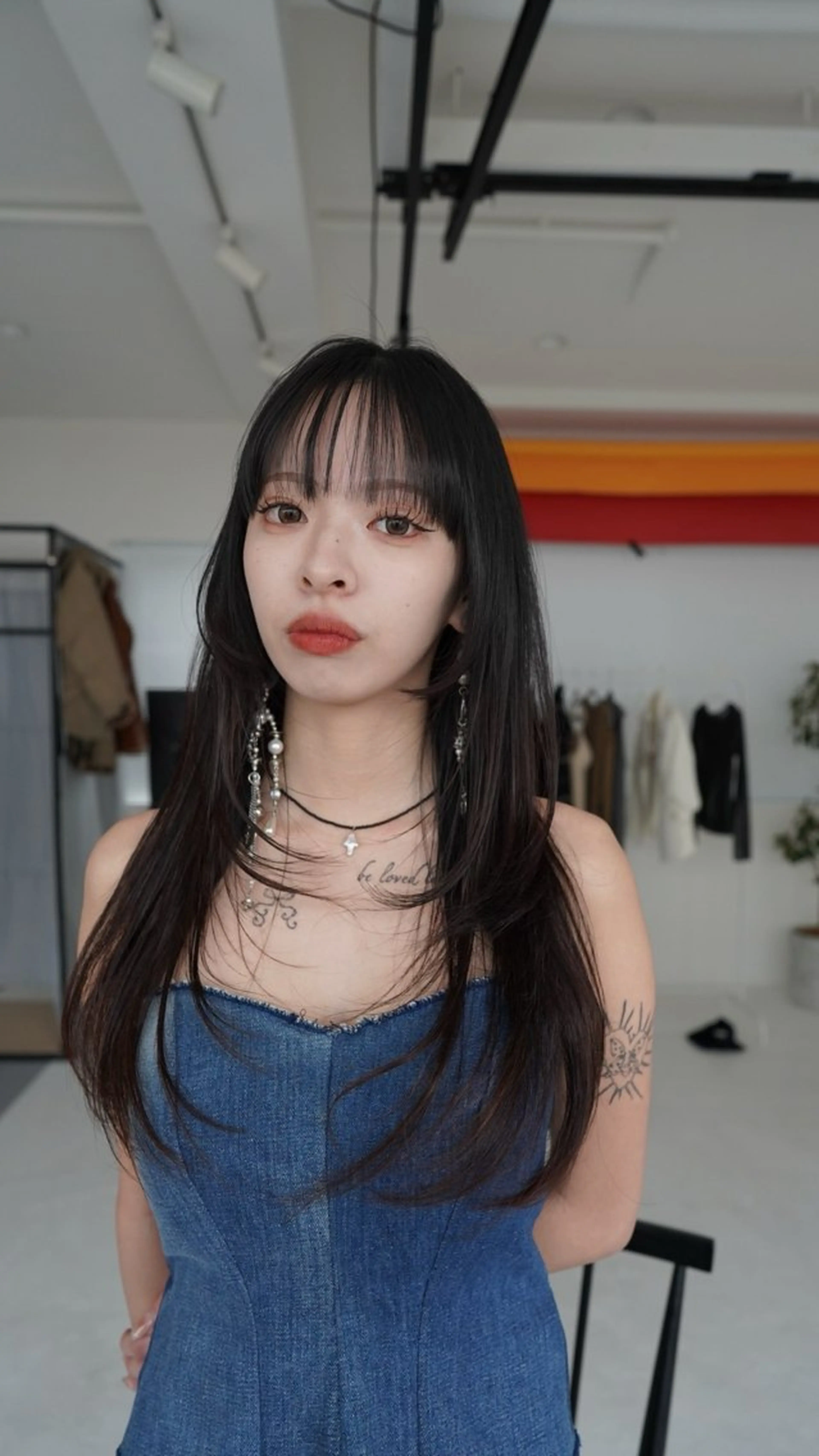 ロング 顔周りカット レイヤーカット カット トリートメント SHICUNEアサミ /ショート/メンズのヘアスタイル