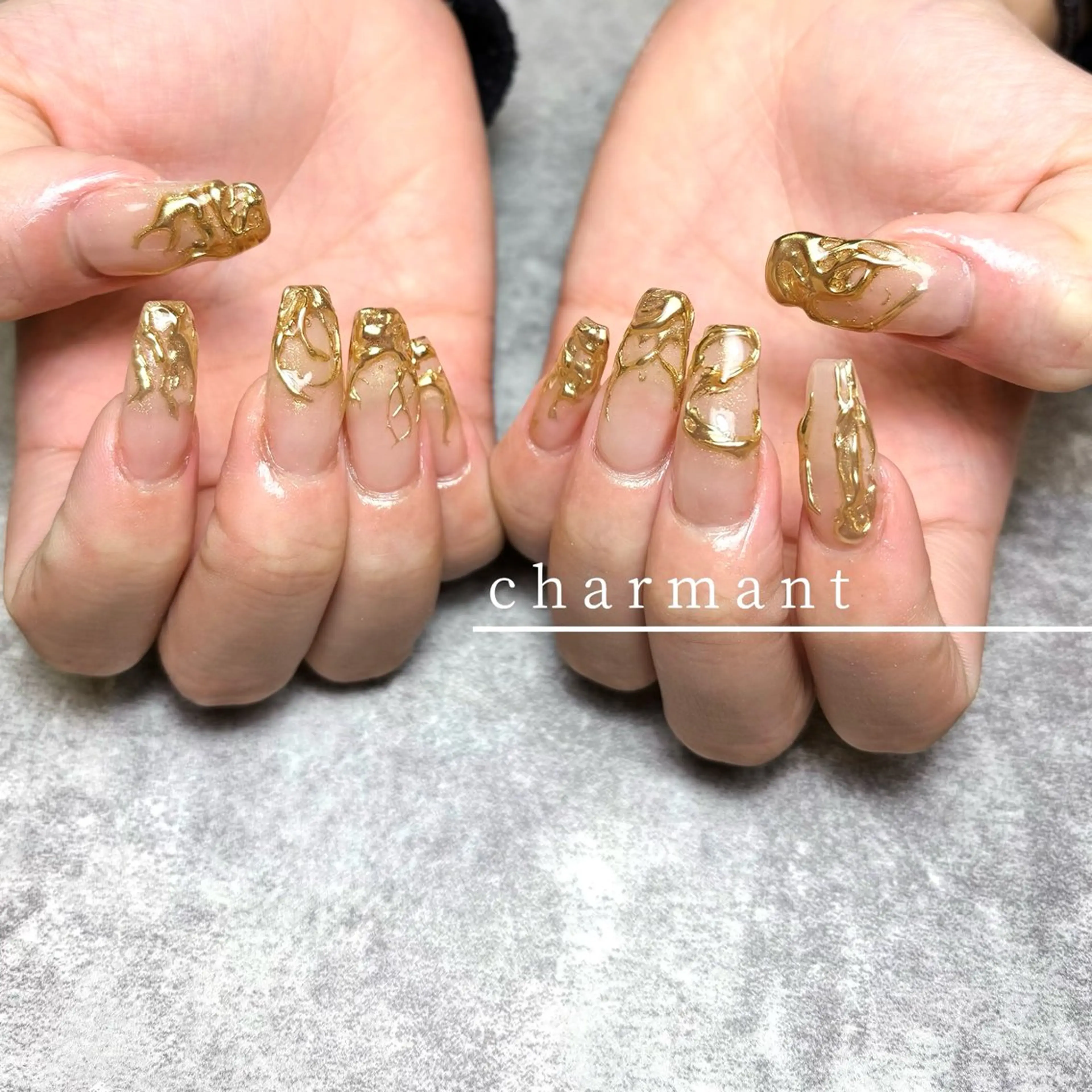 ネイル ハンドネイル charmant momokaのネイルデザイン