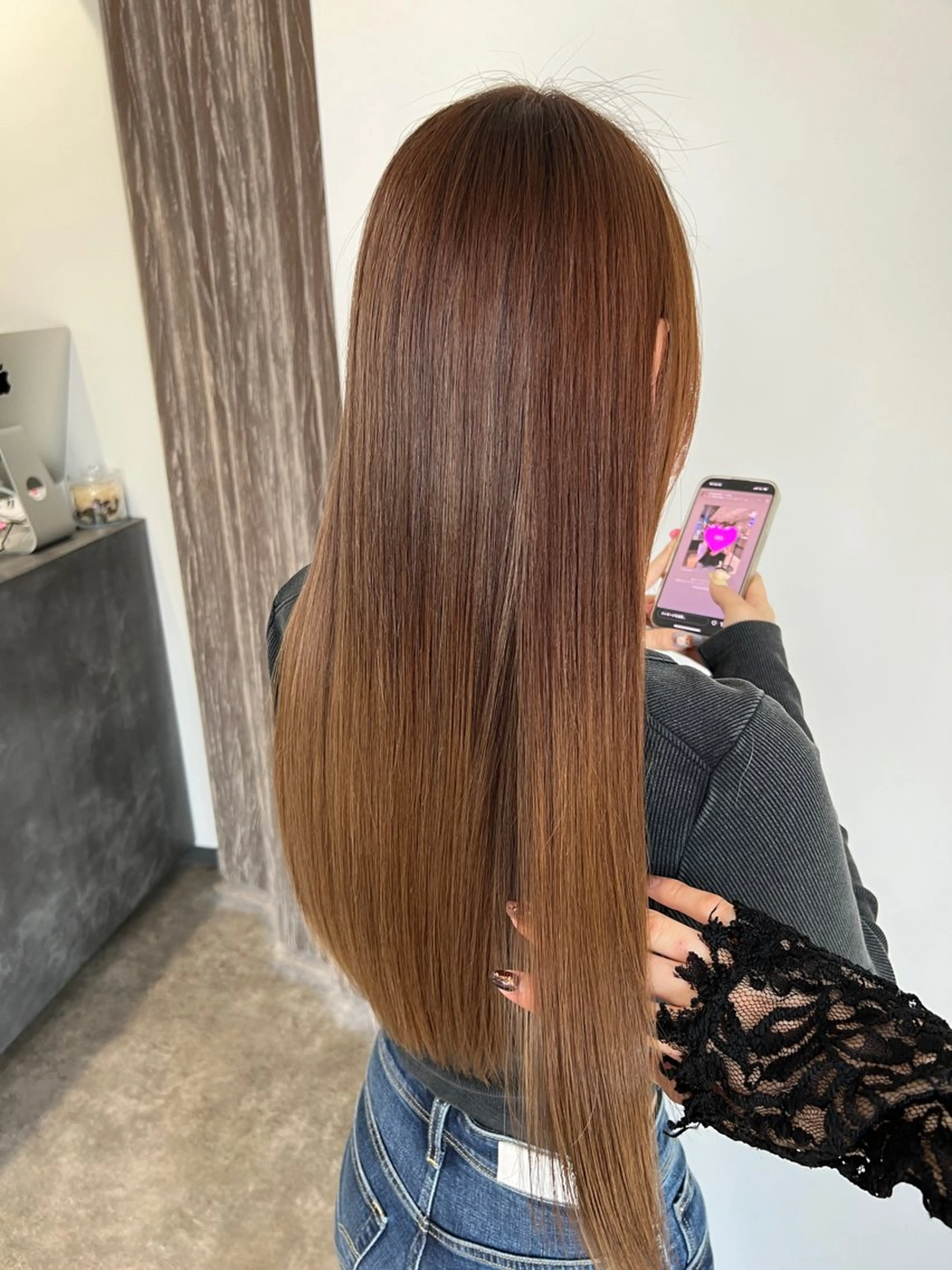 ロング 宮城 萌のヘアスタイル