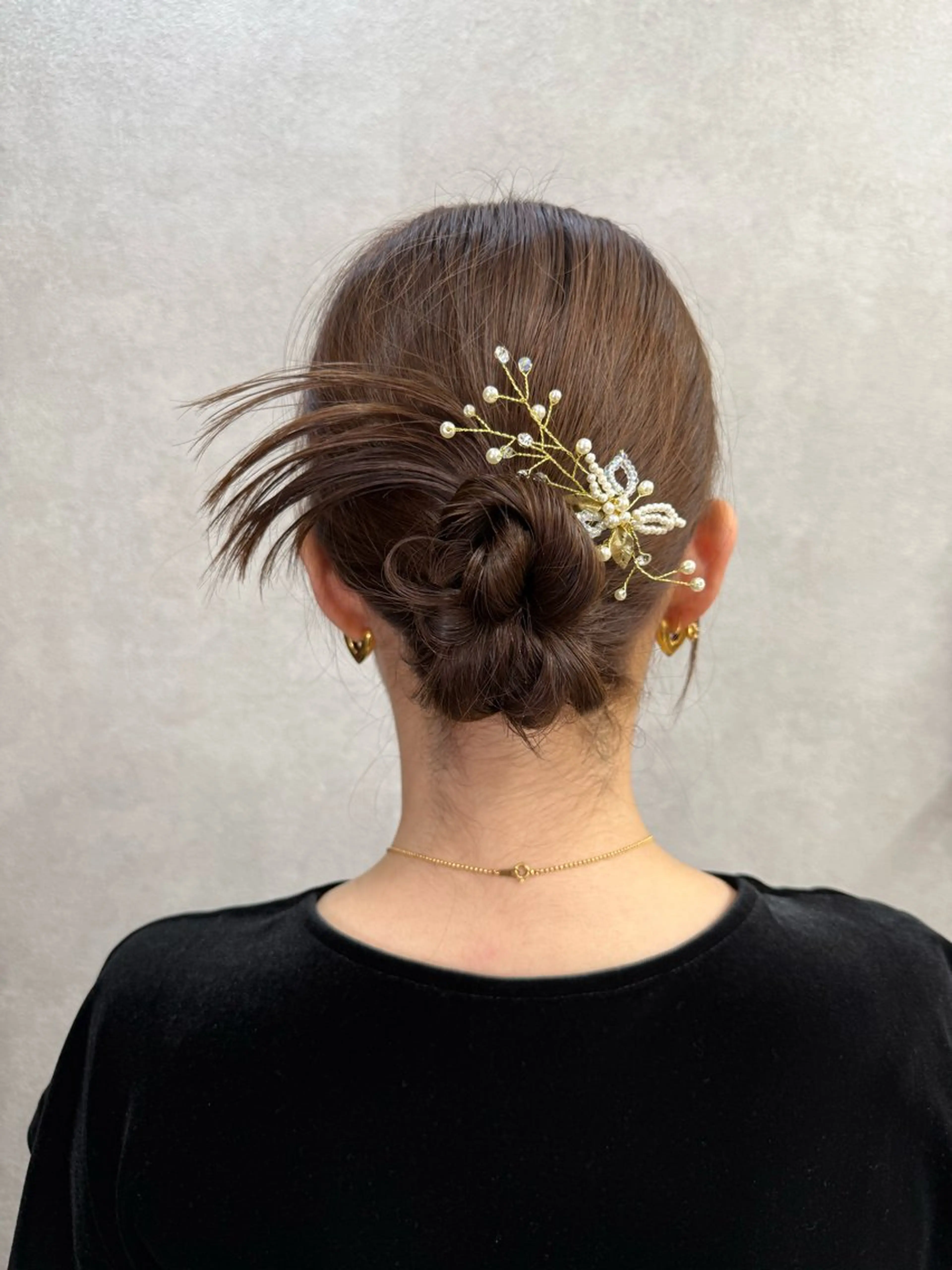 ミディアム ヘアアレンジ ヘアセット まとまるボブ🌼 アレンジ🌼鴨下穂香のヘアスタイル