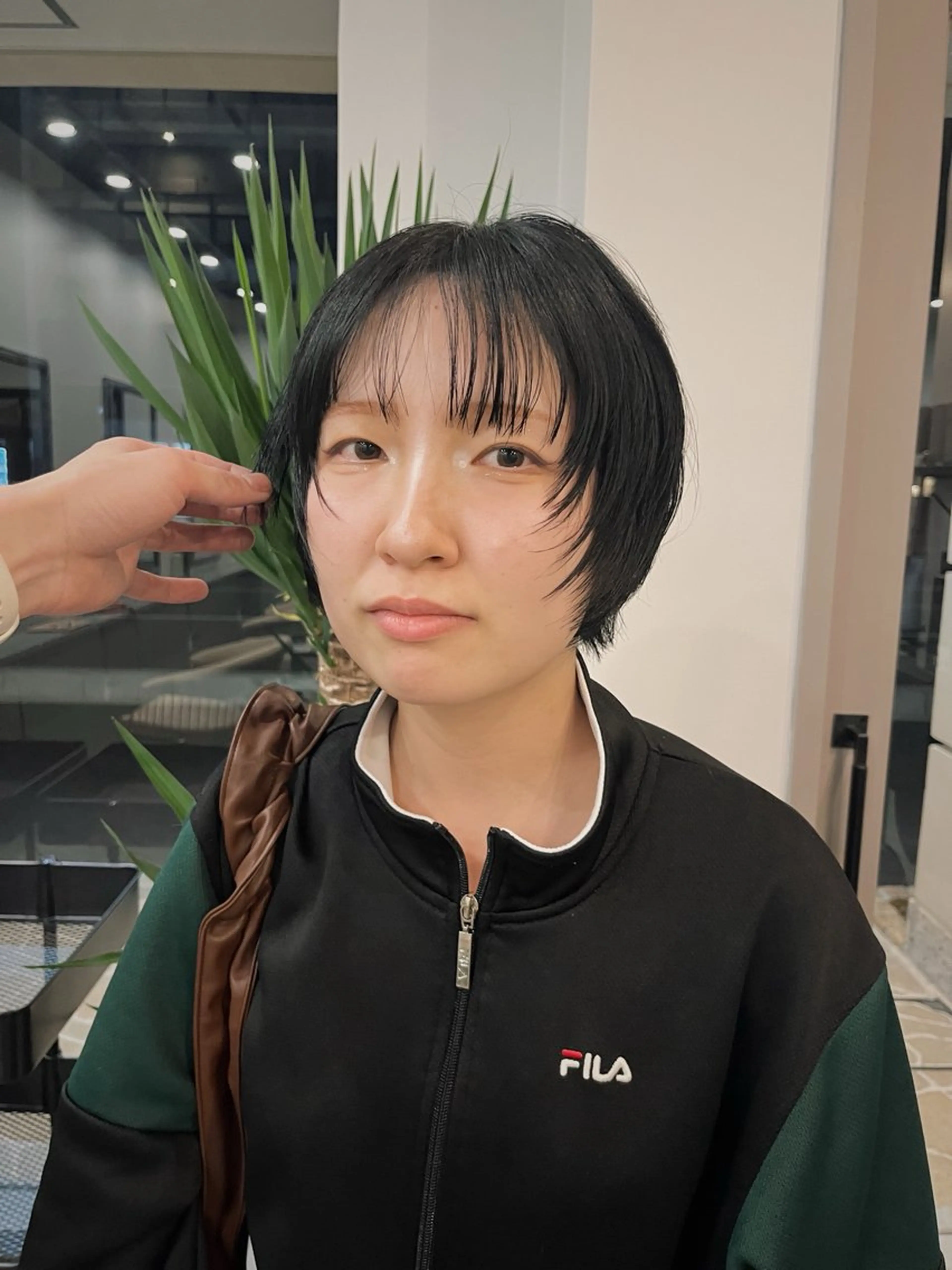 ショート カラー ショートボブ ボブ 顔周りカット ショートヘア カット ヘアカラー dogstar小林諒 パーマ/レイヤーのヘアスタイル