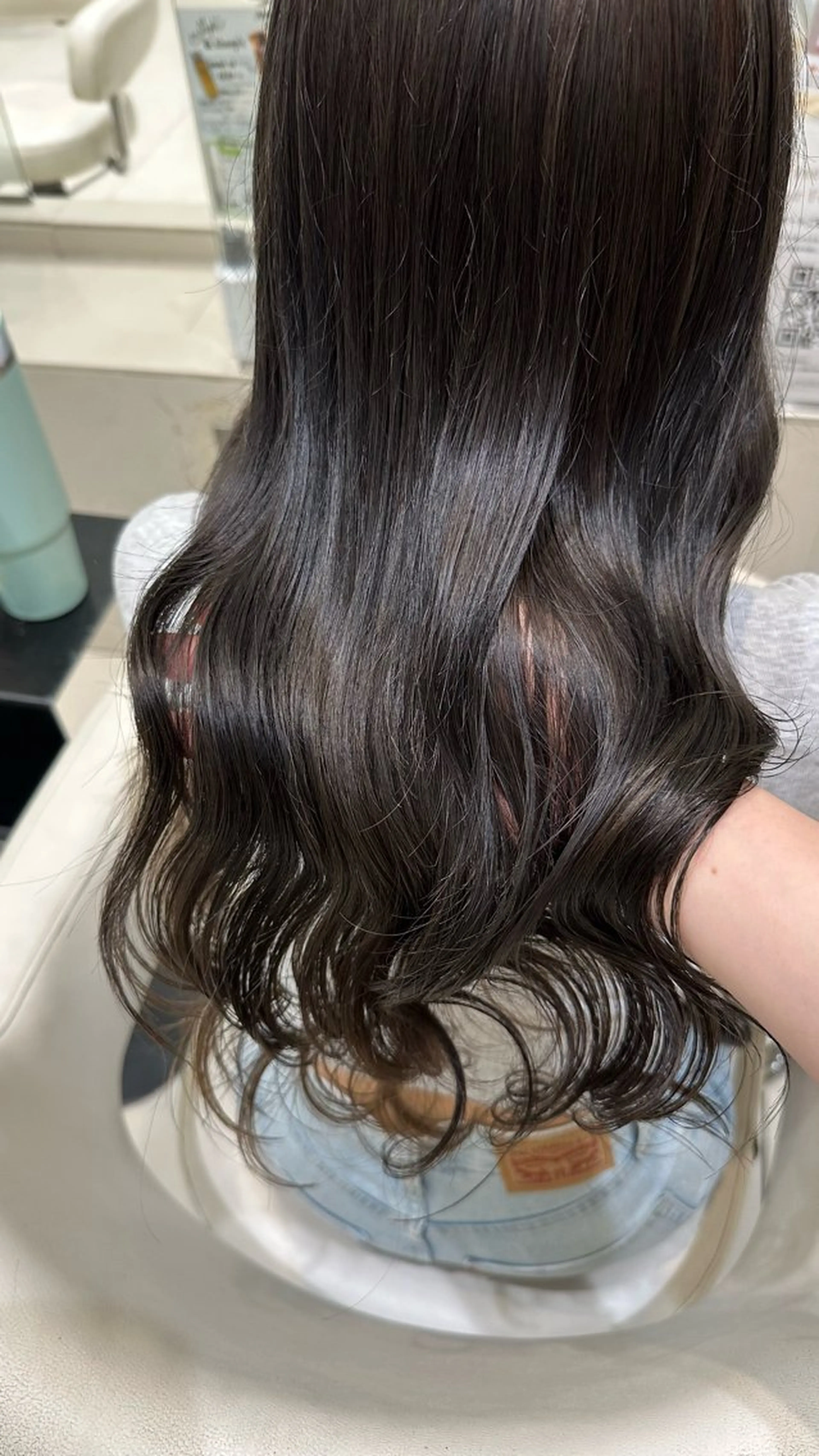 カラー グレージュ ヘアカラー トリートメント 艶髪/ブリーチなし Wカラー🌺yuiのヘアスタイル