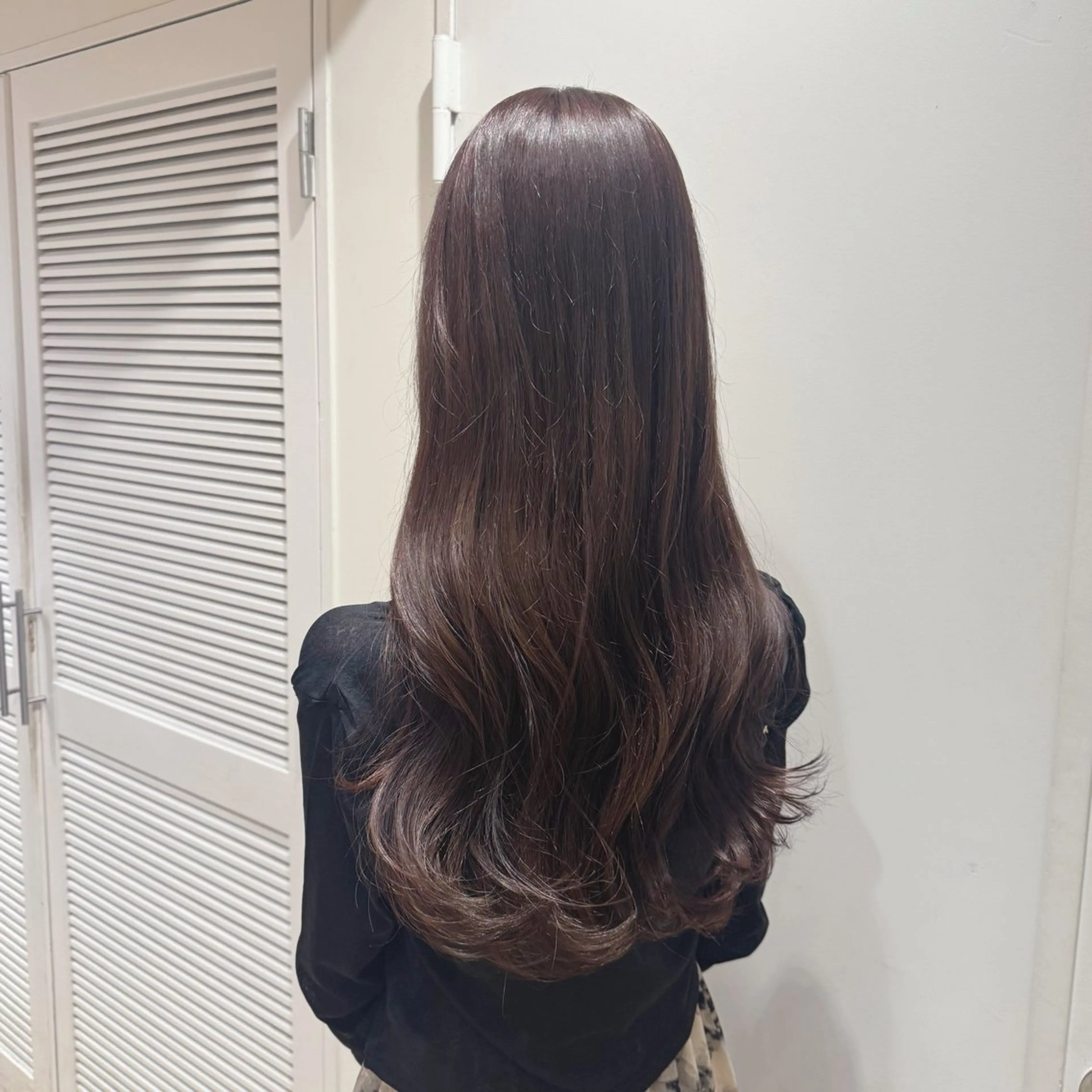 🍑カラー&TOKIOトリートメント🍑（ブロー込み）【コテ巻き🉑】の写真