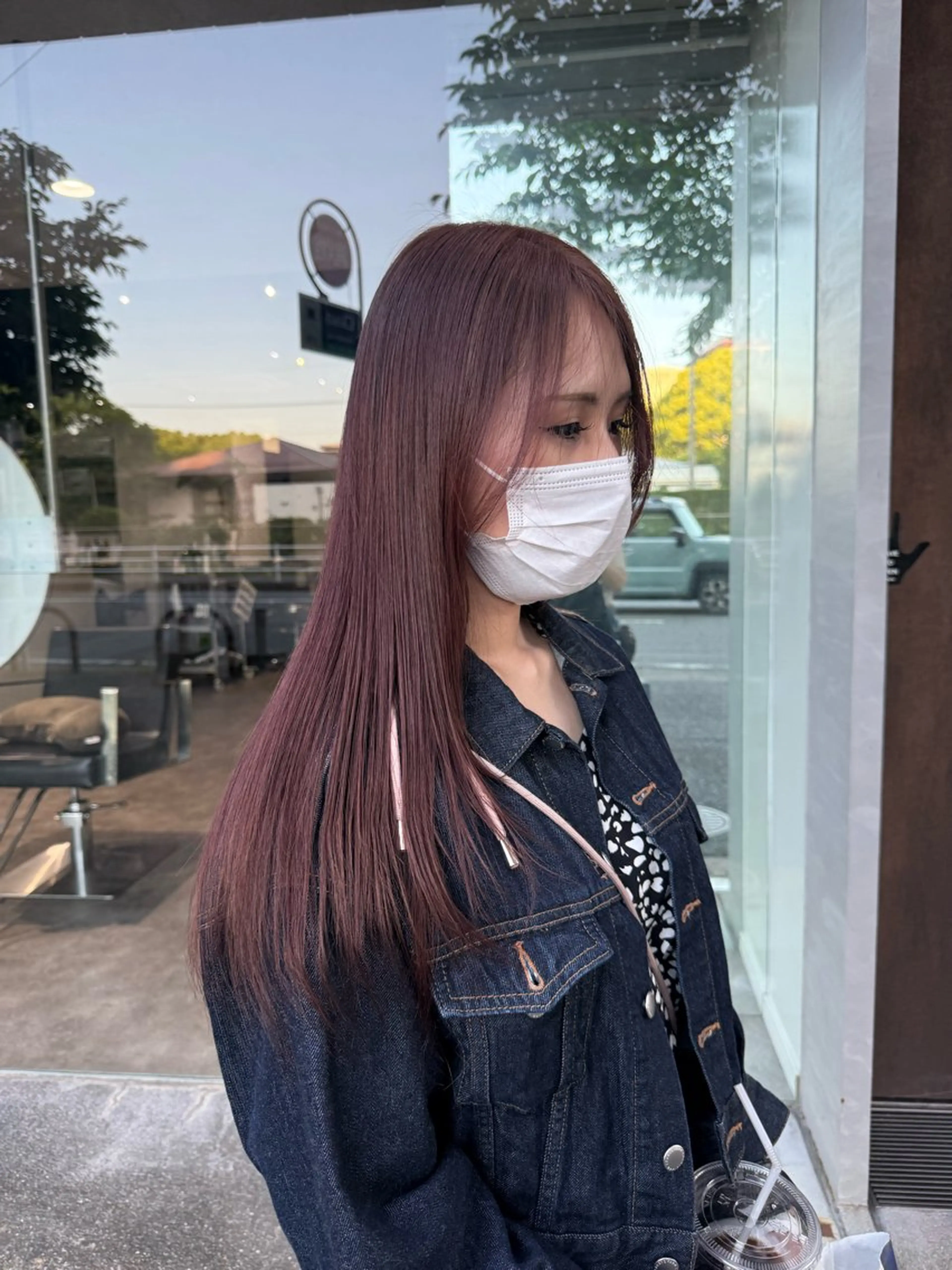 ロング ヘアカラー qpulaあいみ 透明感カラーのヘアスタイル