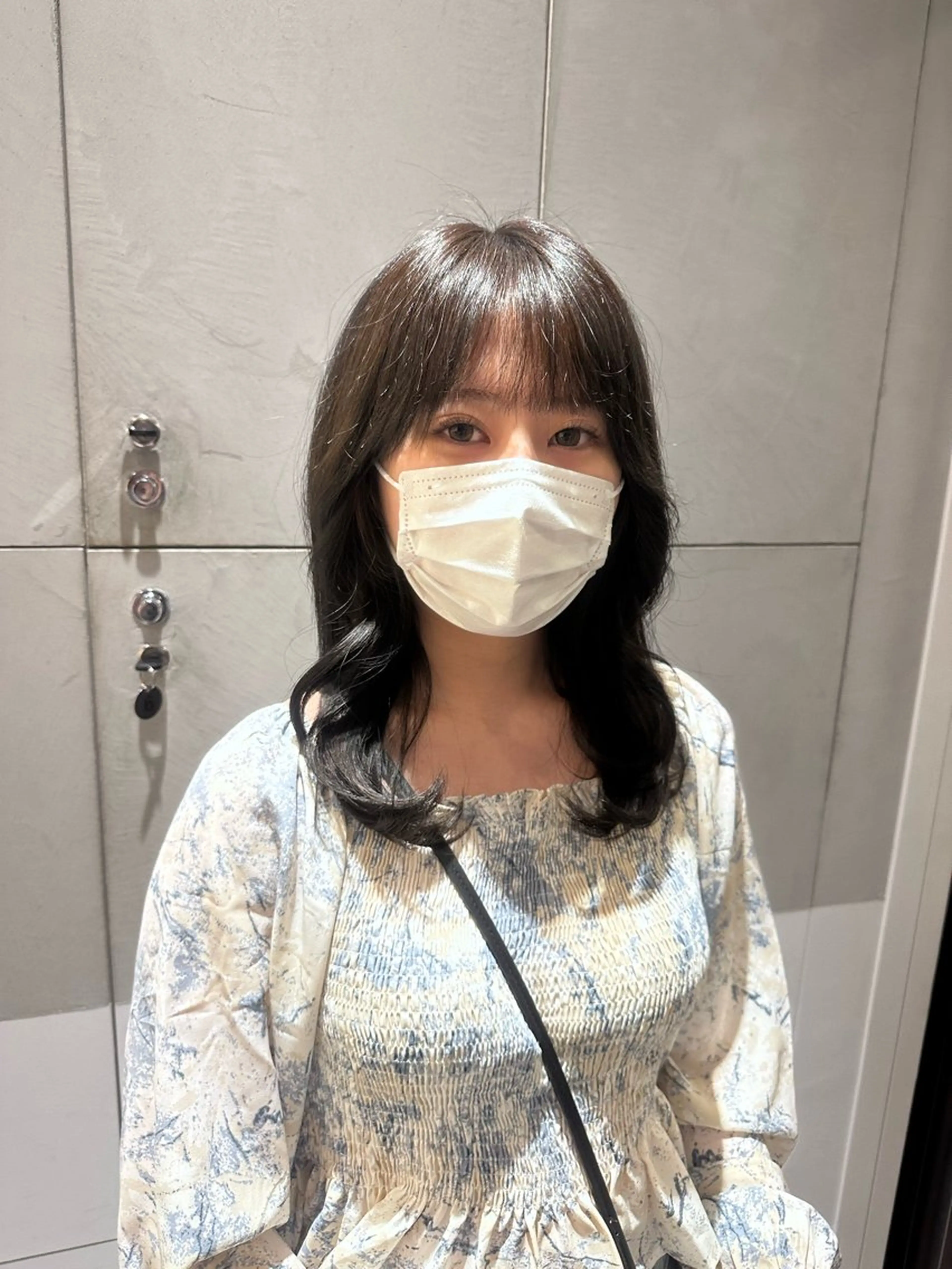 セミロング カラー Rino🎀/盛れる 顔周りカット🪽✩のヘアスタイル