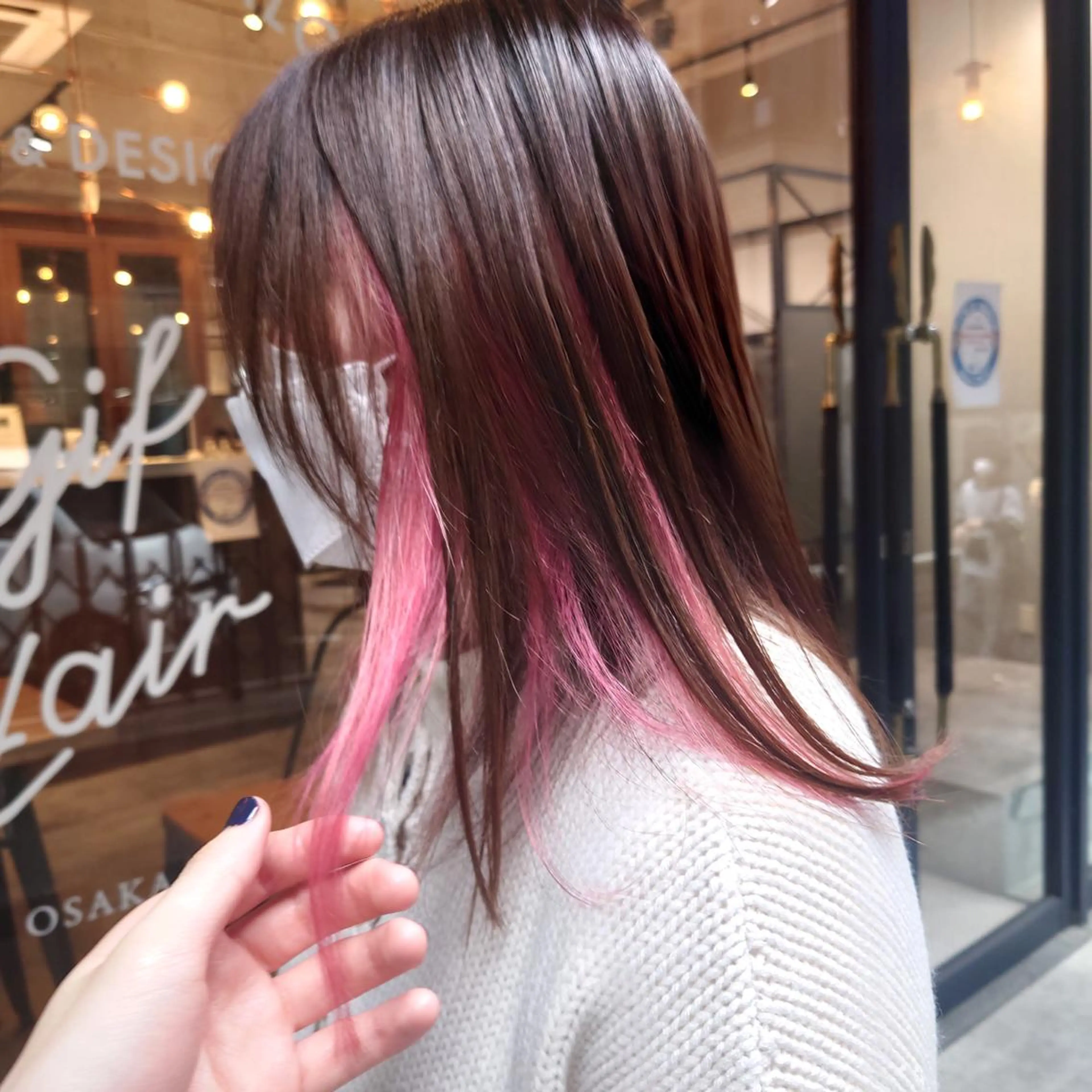 ロング カット ヘアカラー トリートメント 髪質改善ストレート Kantaのヘアスタイル