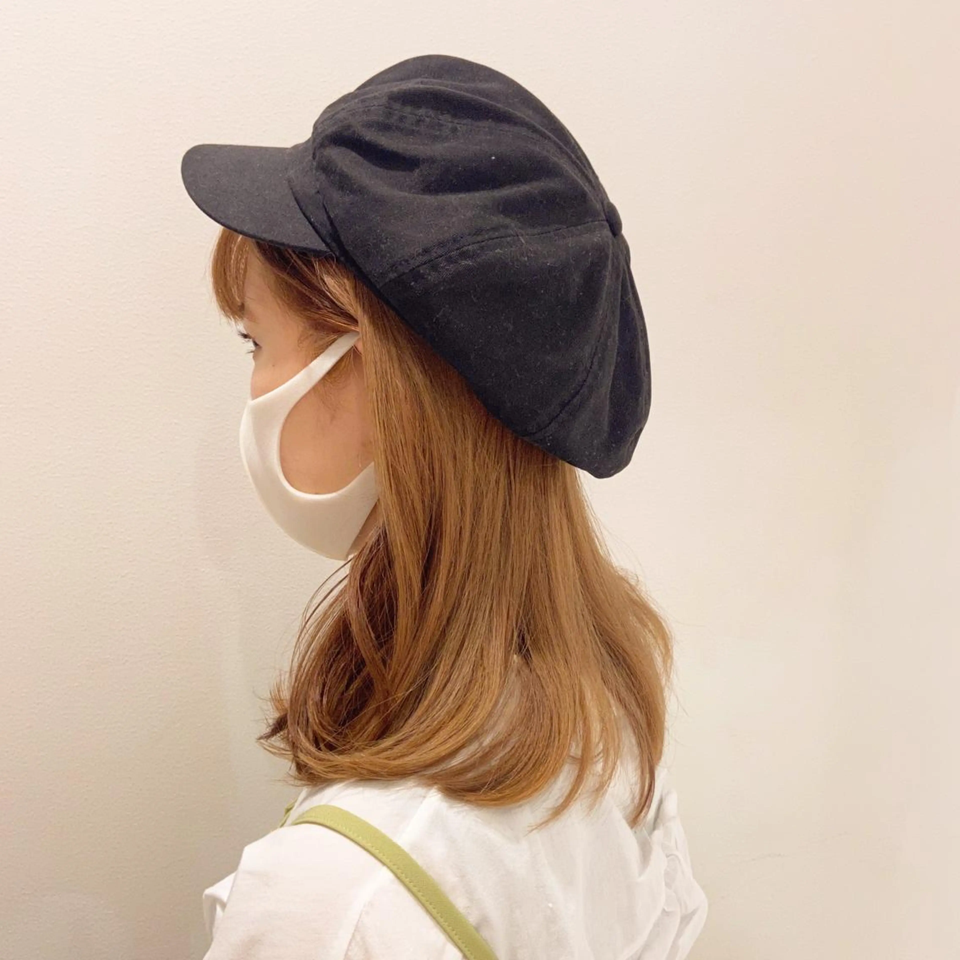 セミロング カラー ヘアアレンジ ベージュカラー オレンジ オレンジベージュ 天神レイヤーカット No.1💖マユカのヘアスタイル