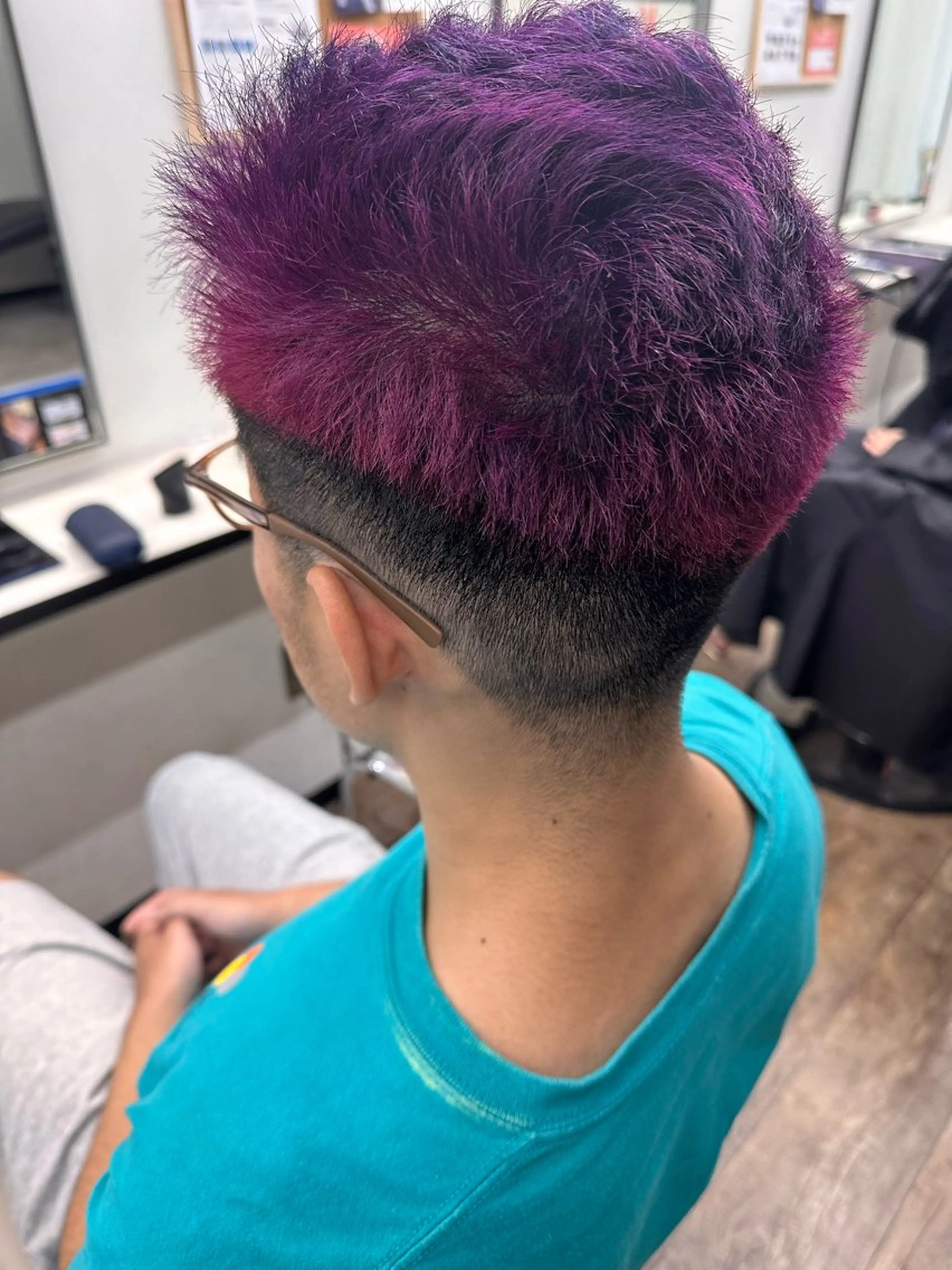 カラー メンズ ⟡.·mamiya 縮毛矯正/ヘアセットのヘアスタイル