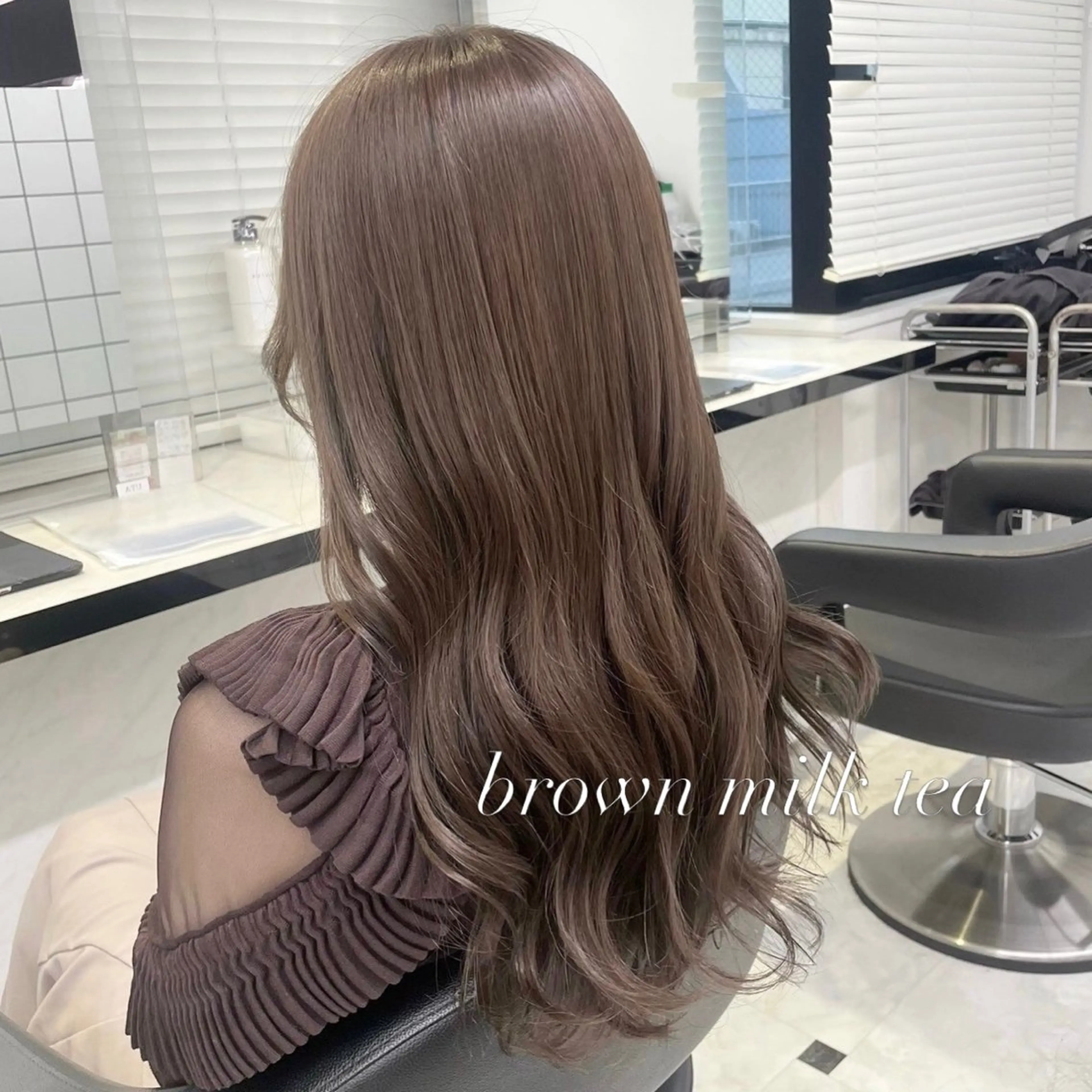 ロング カラー ヘアアレンジ 🦋艶出しワンカラー 🦋MASAKIのヘアスタイル