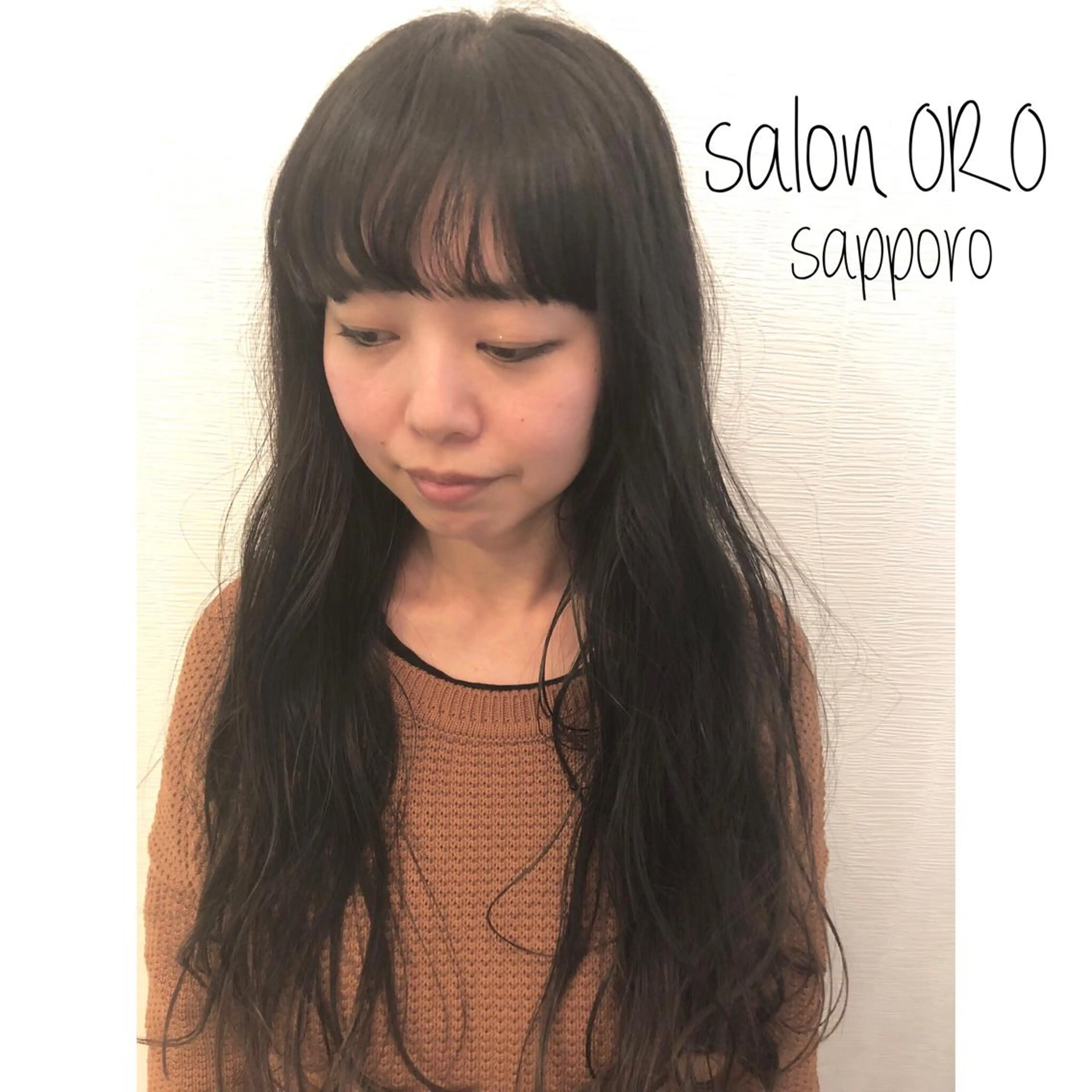 ロング パーマ 平川 友希子のヘアスタイル