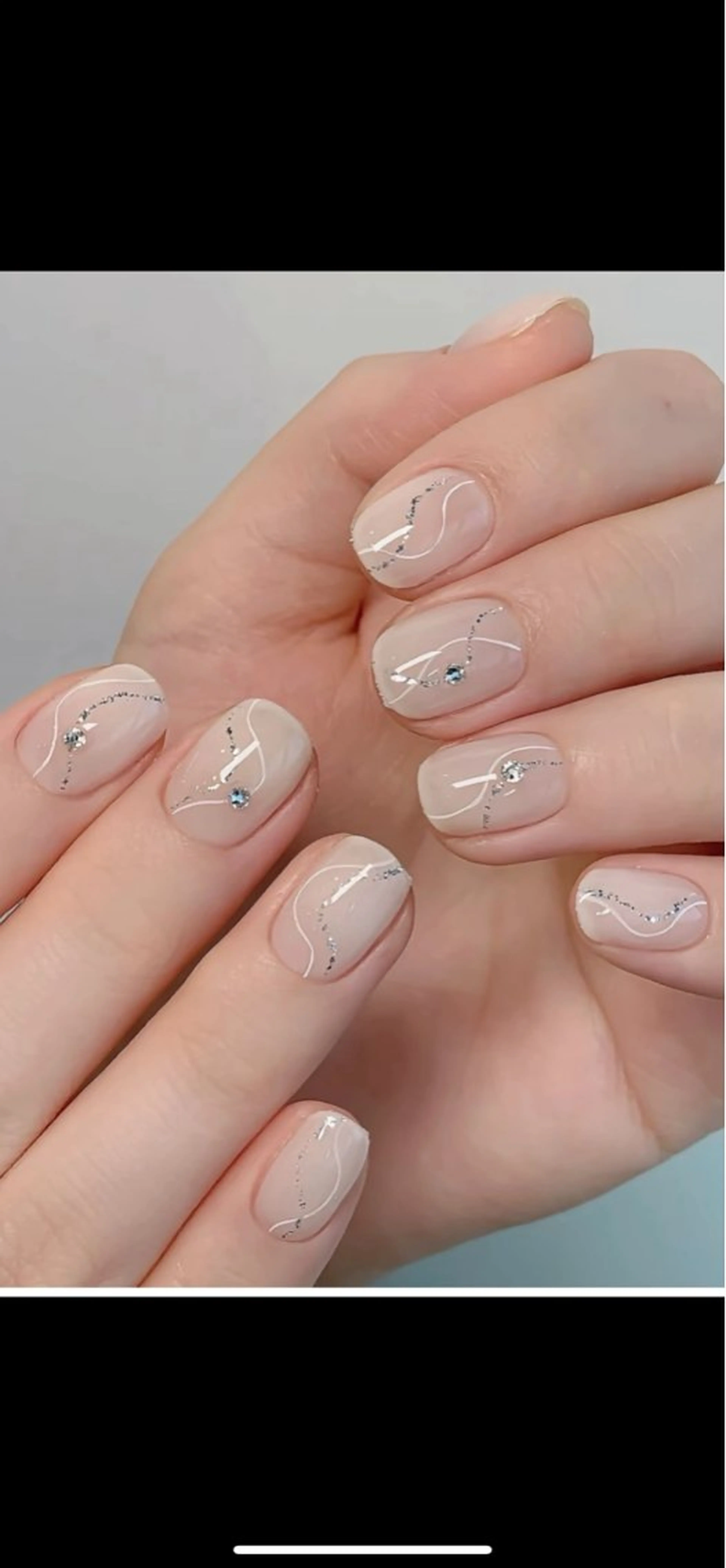 ネイル キラキラネイル オフィスネイル ハンドネイル 吴 丹丹のネイルデザイン