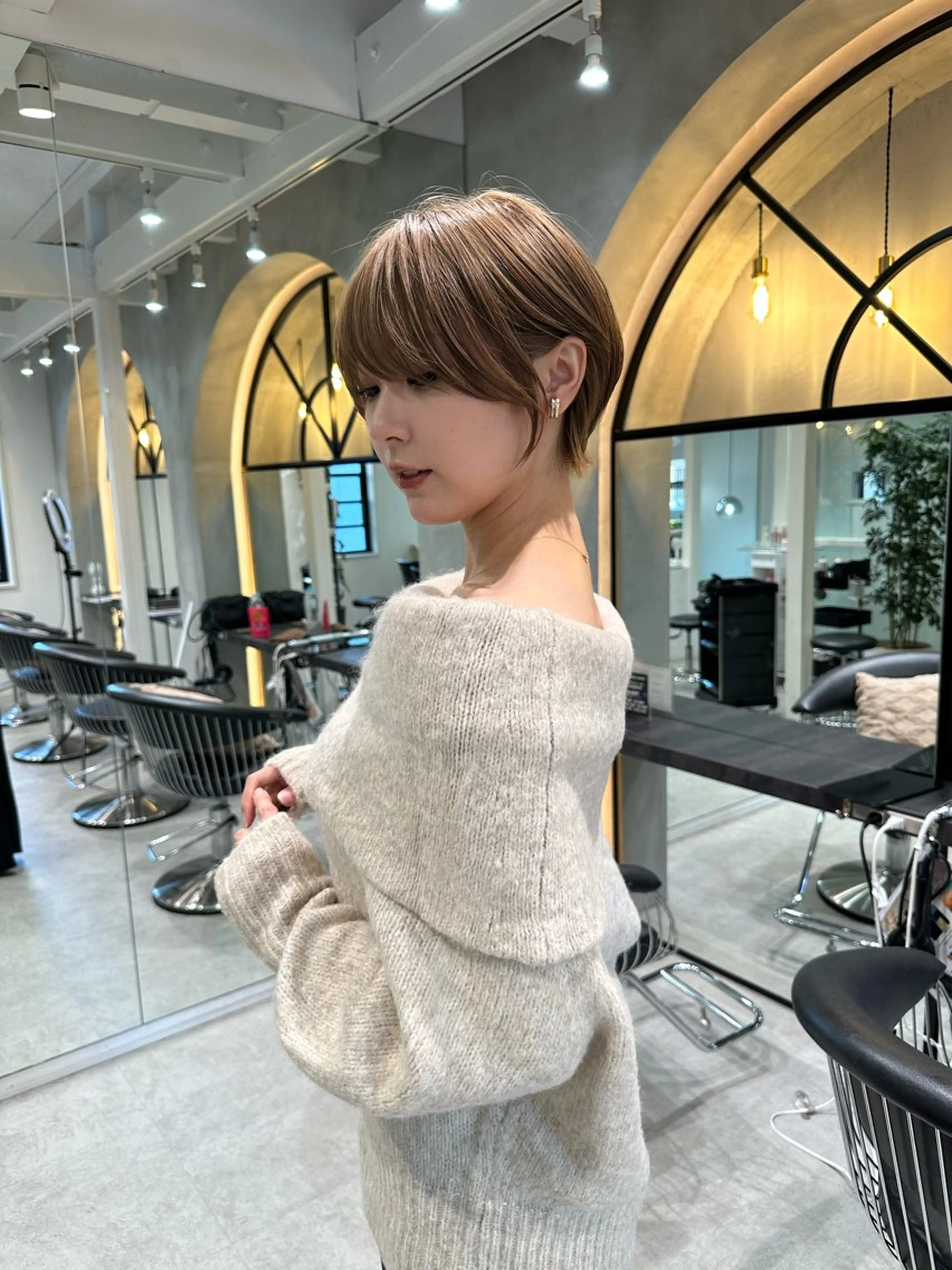 ショート ショートヘア カット ヘアカラー トリートメント ヘッドスパ taiga レイヤー /髪質改善/矯正🌈のヘアスタイル