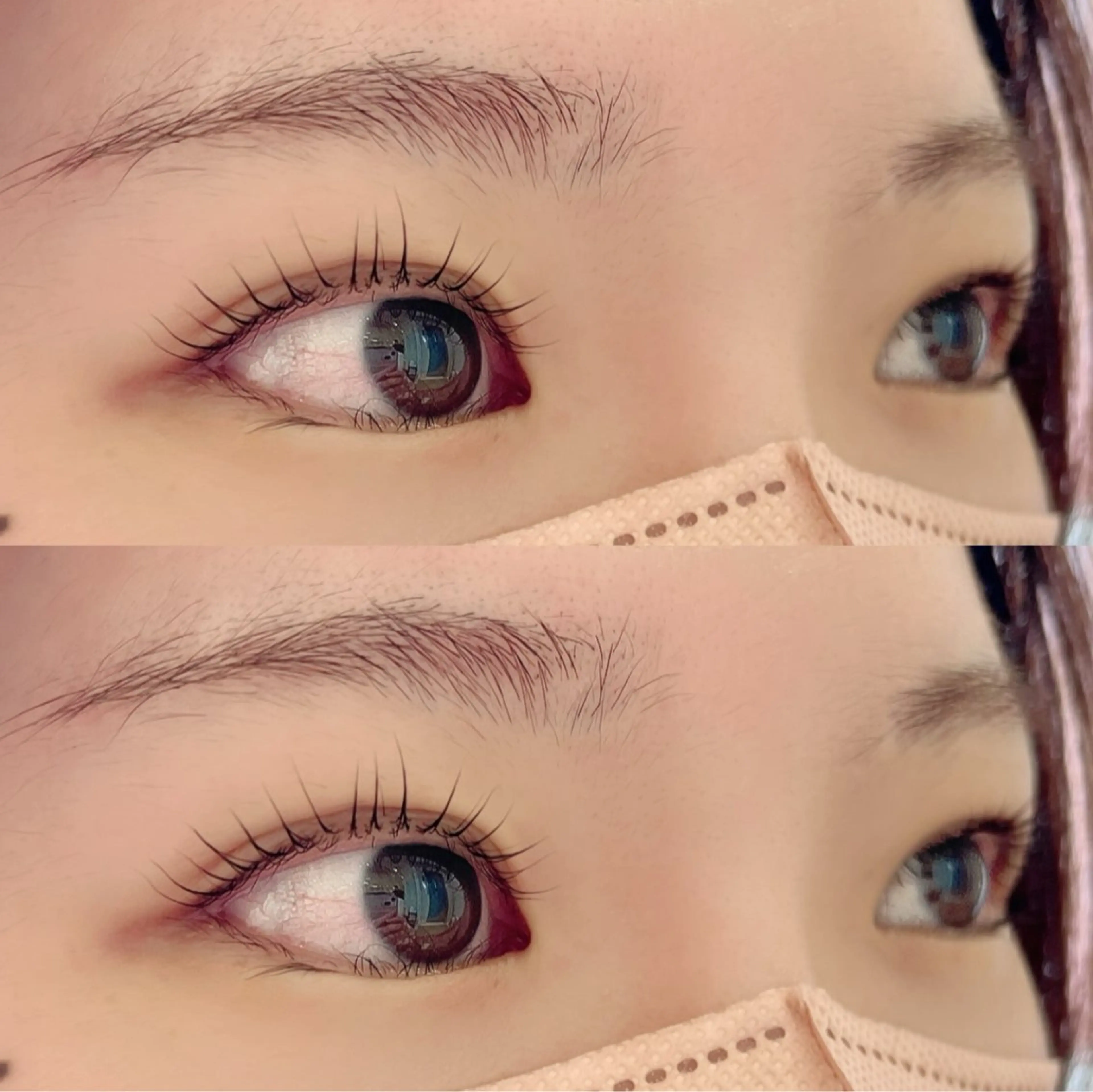 マツエク・マツパ 一重×まつ毛パーマ m 👀のマツエク・マツパデザイン