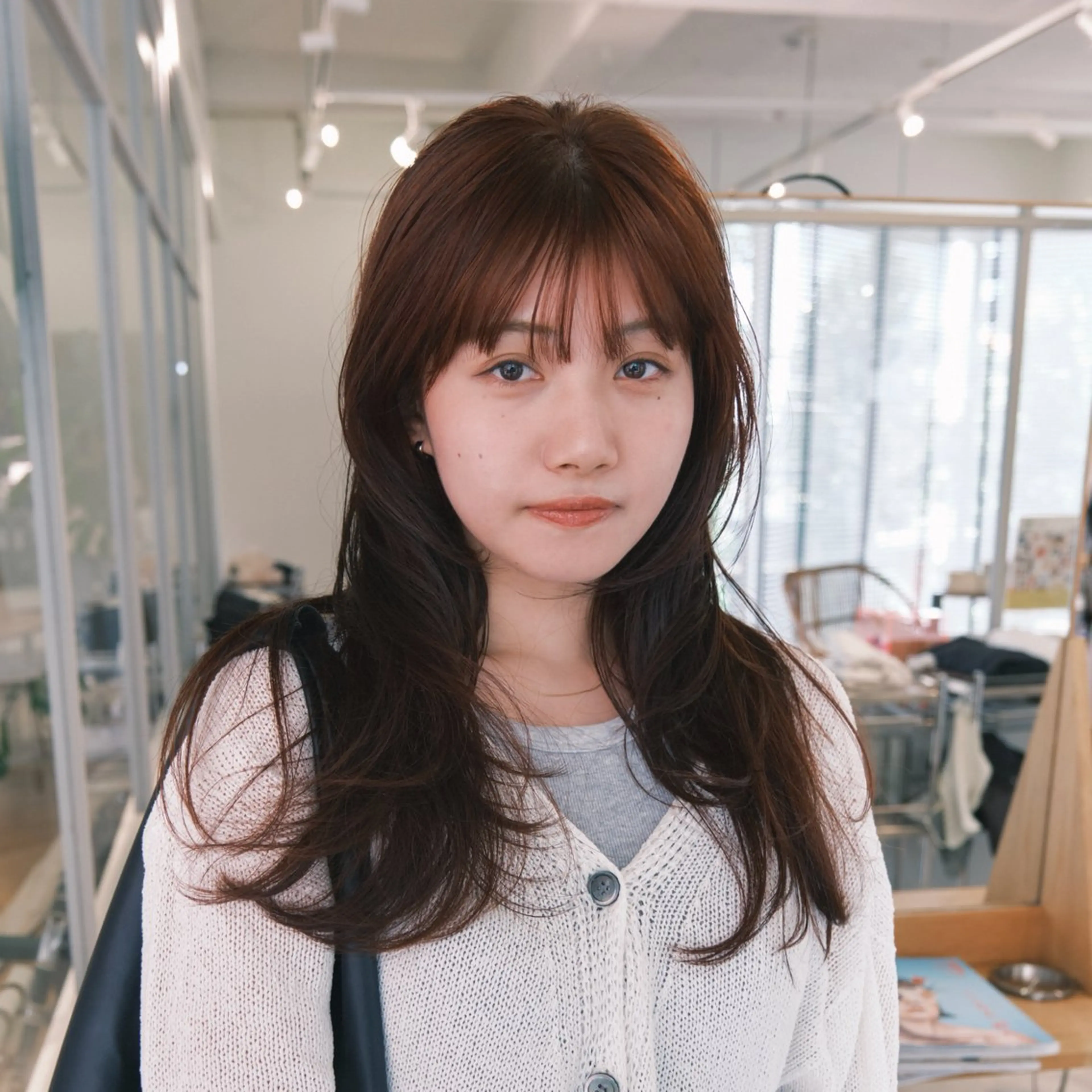 髪質改善カラー+選べるTRの写真