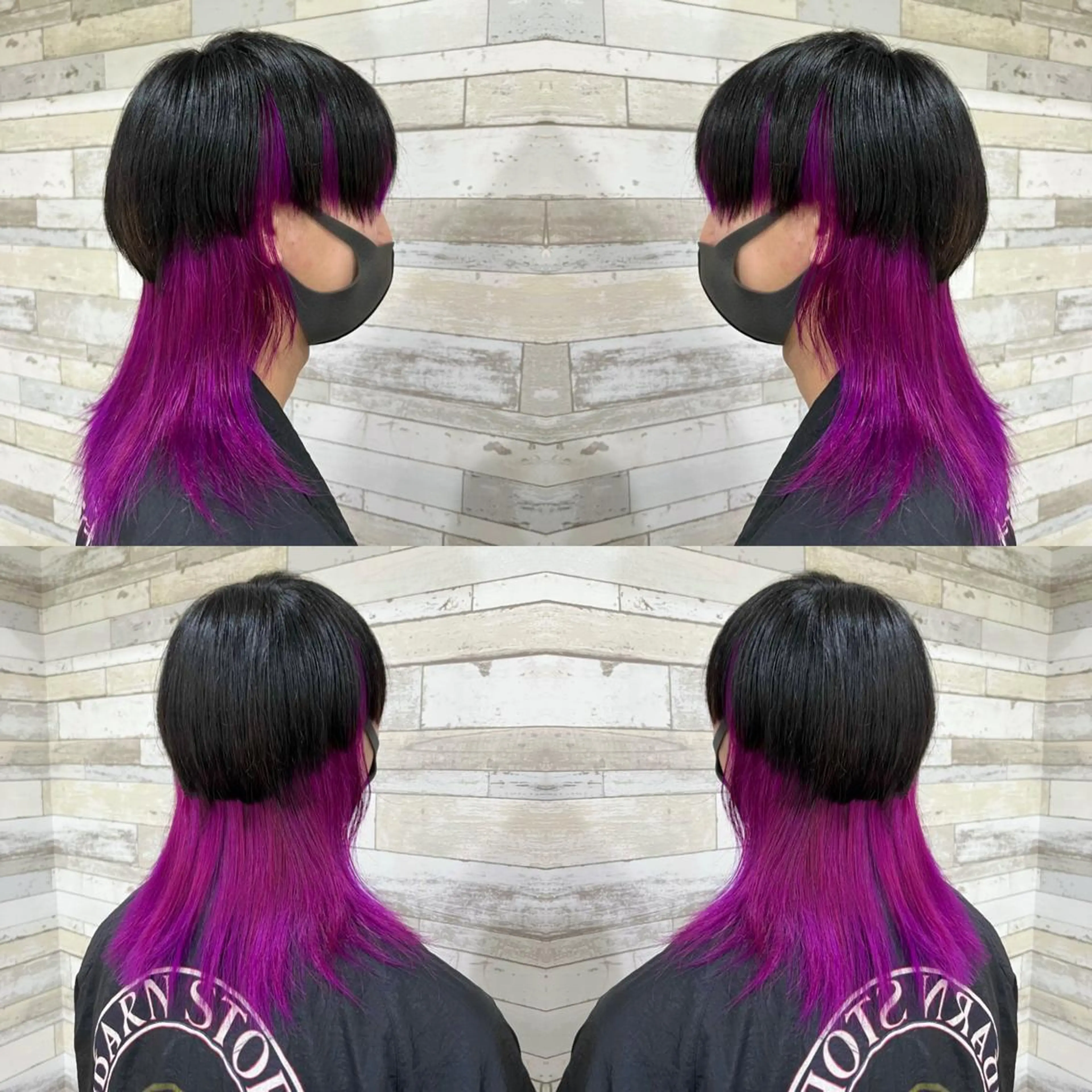 セミロング カラー メンズ ヘアカラー トリートメント 🌈推し色派手髪 ハイトーンShinの眉毛・アイブロウイメージ