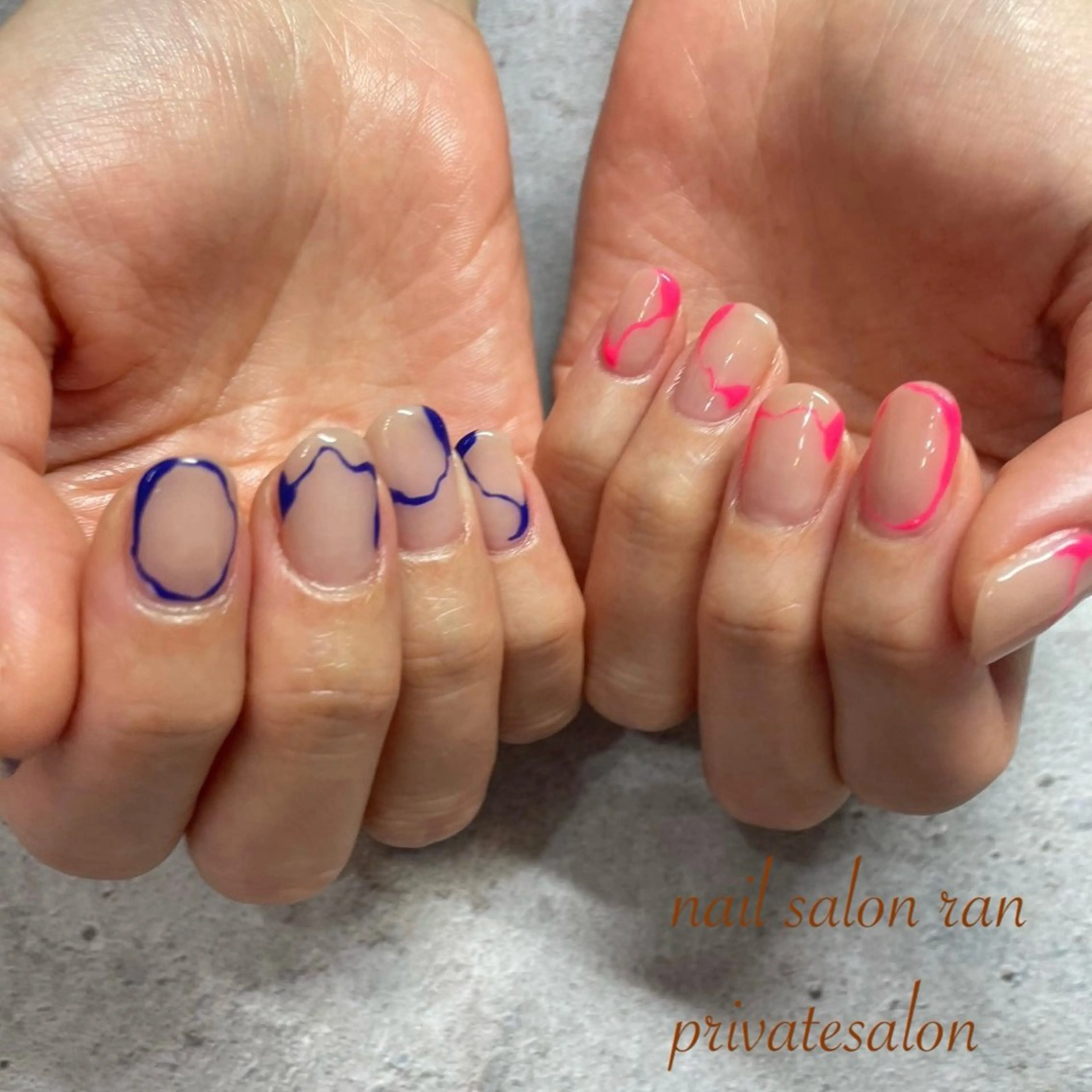 ネイル ハンドネイル ハンドケア nailsalon ranのネイルデザイン