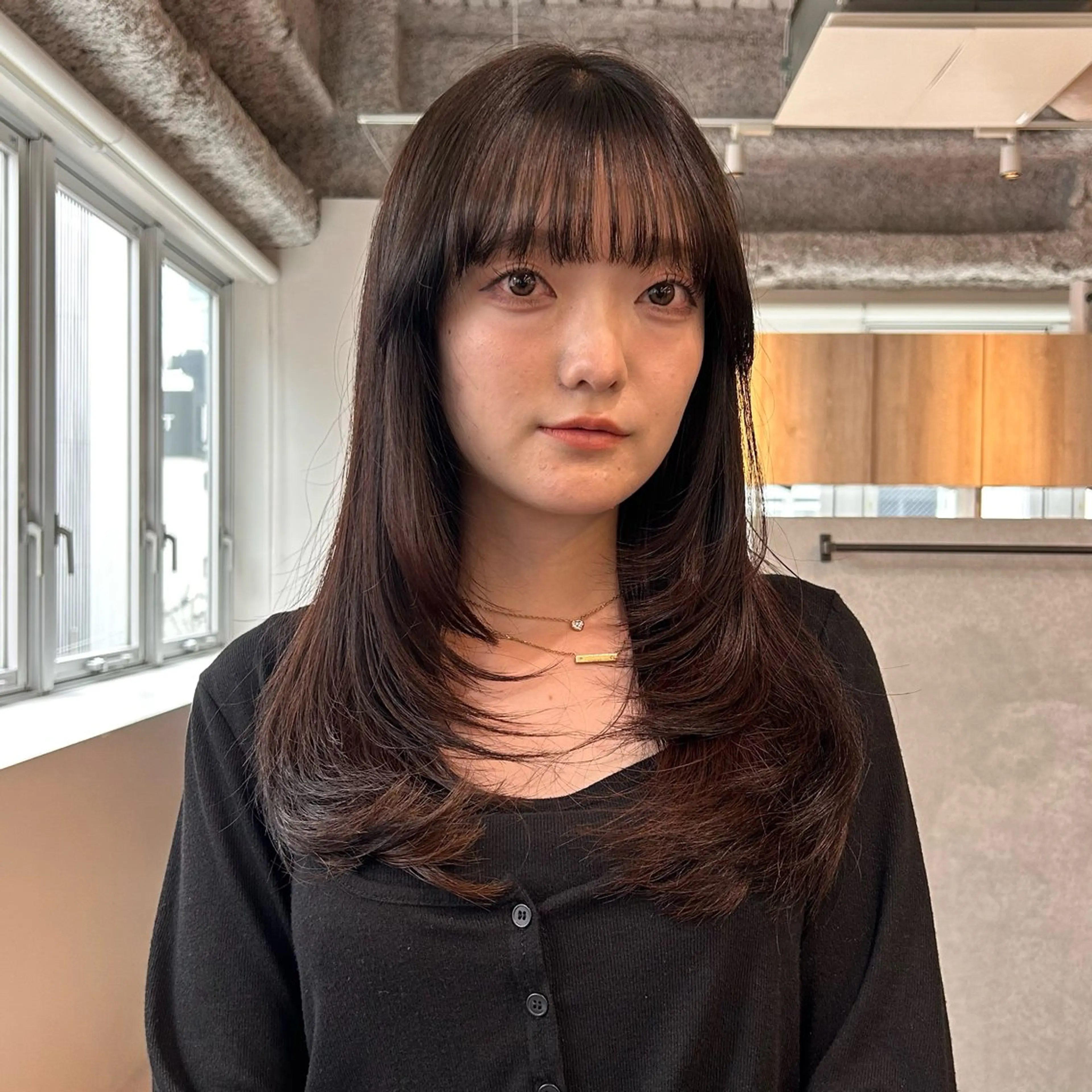 ロング カット レイヤーカット🌟 きだに りののヘアスタイル