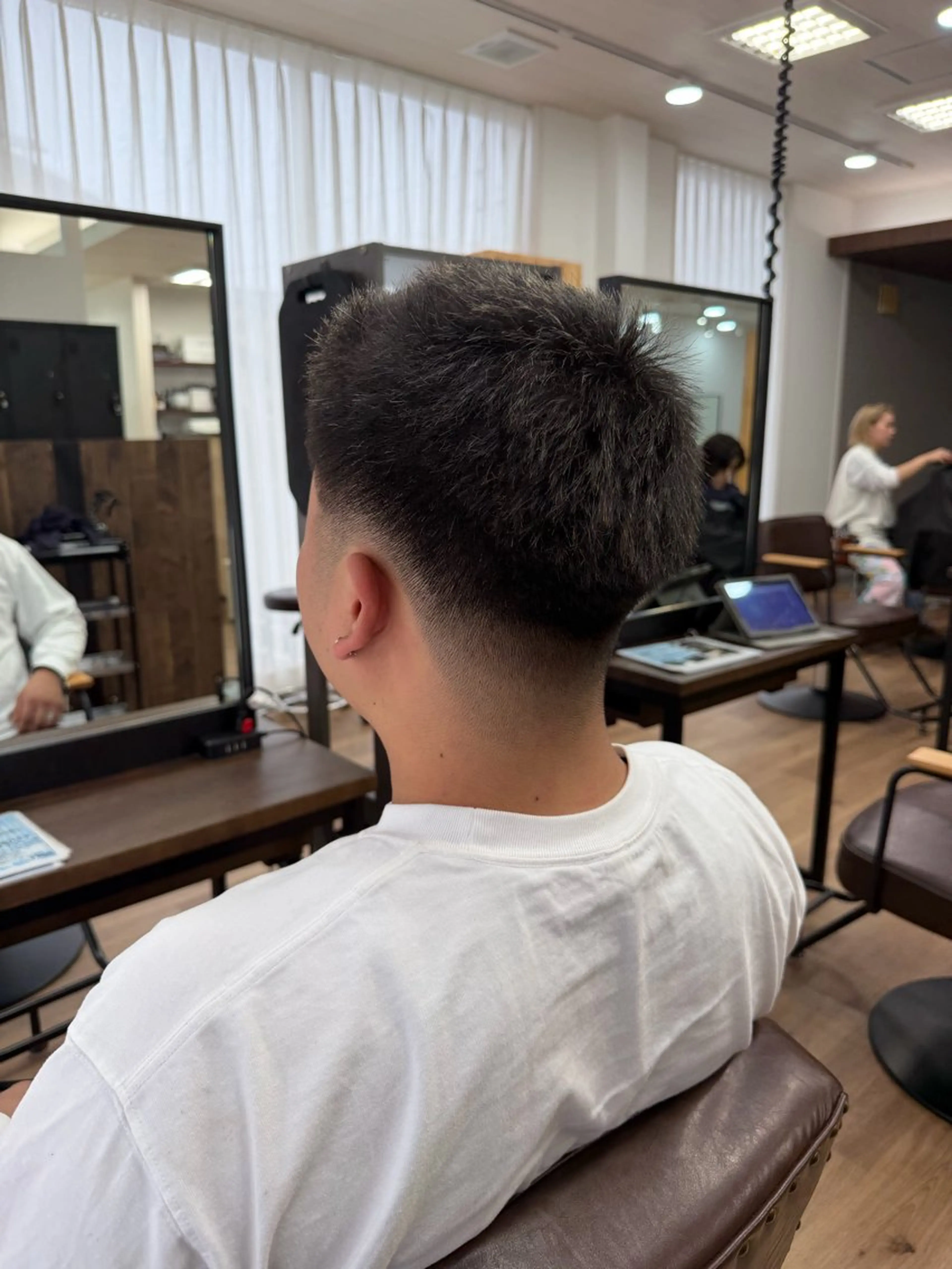 ショート メンズ カット A.casa 藤原のヘアスタイル