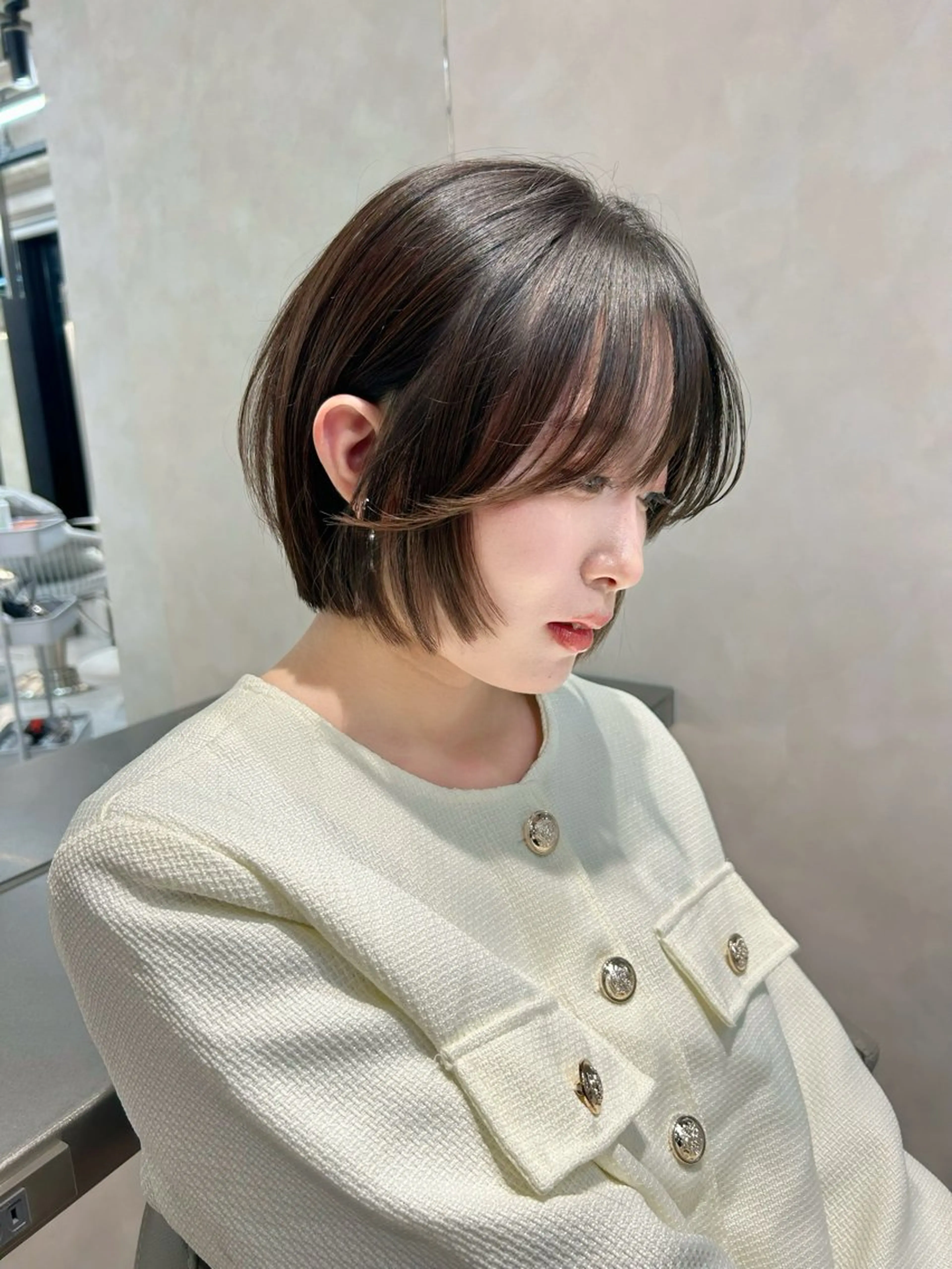 ショート トリートメント ウメダナオヤ/ くびれヘア✨のヘアスタイル