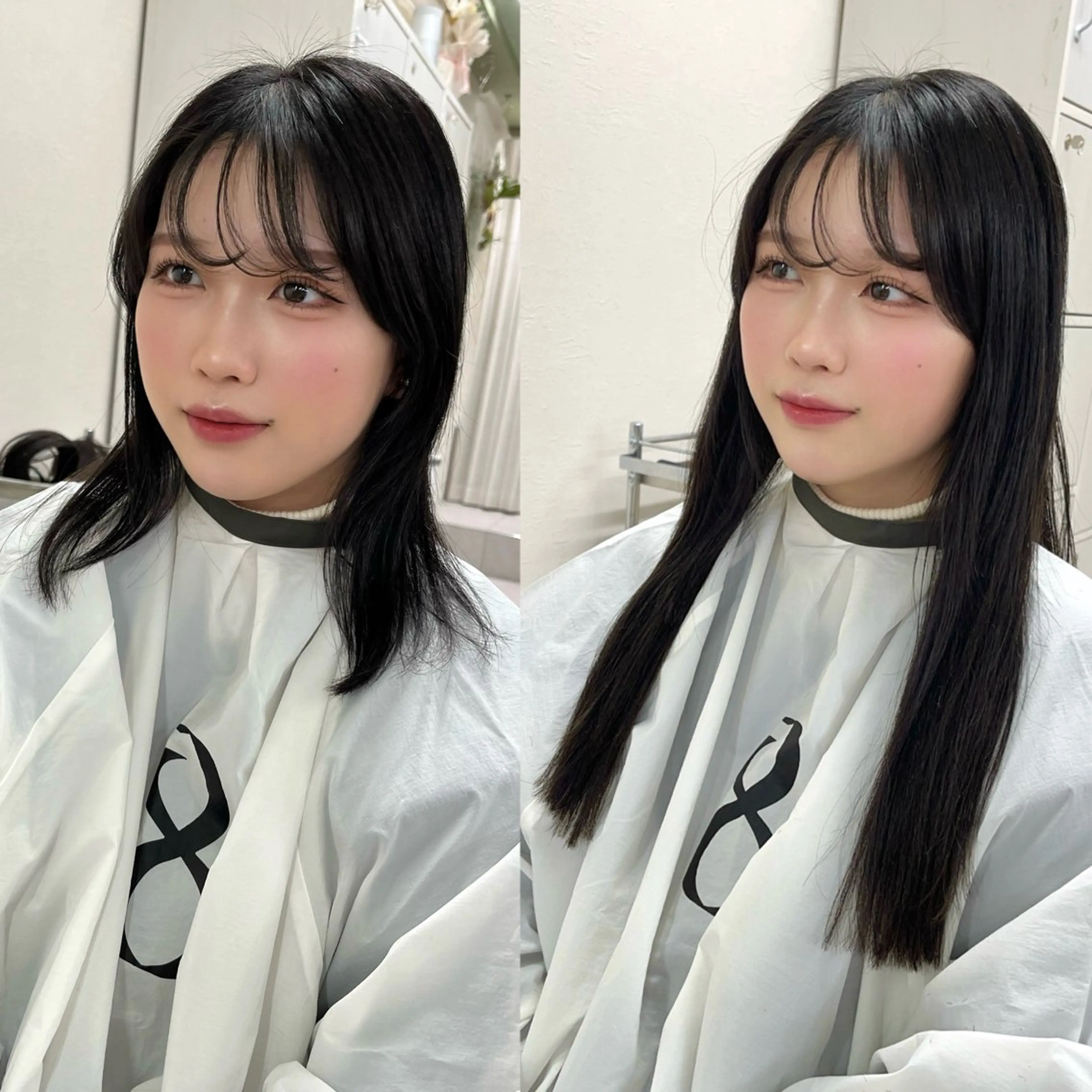 ロング カラー MOE🐈‍⬛🎀 エクステ/ワンホンのヘアスタイル