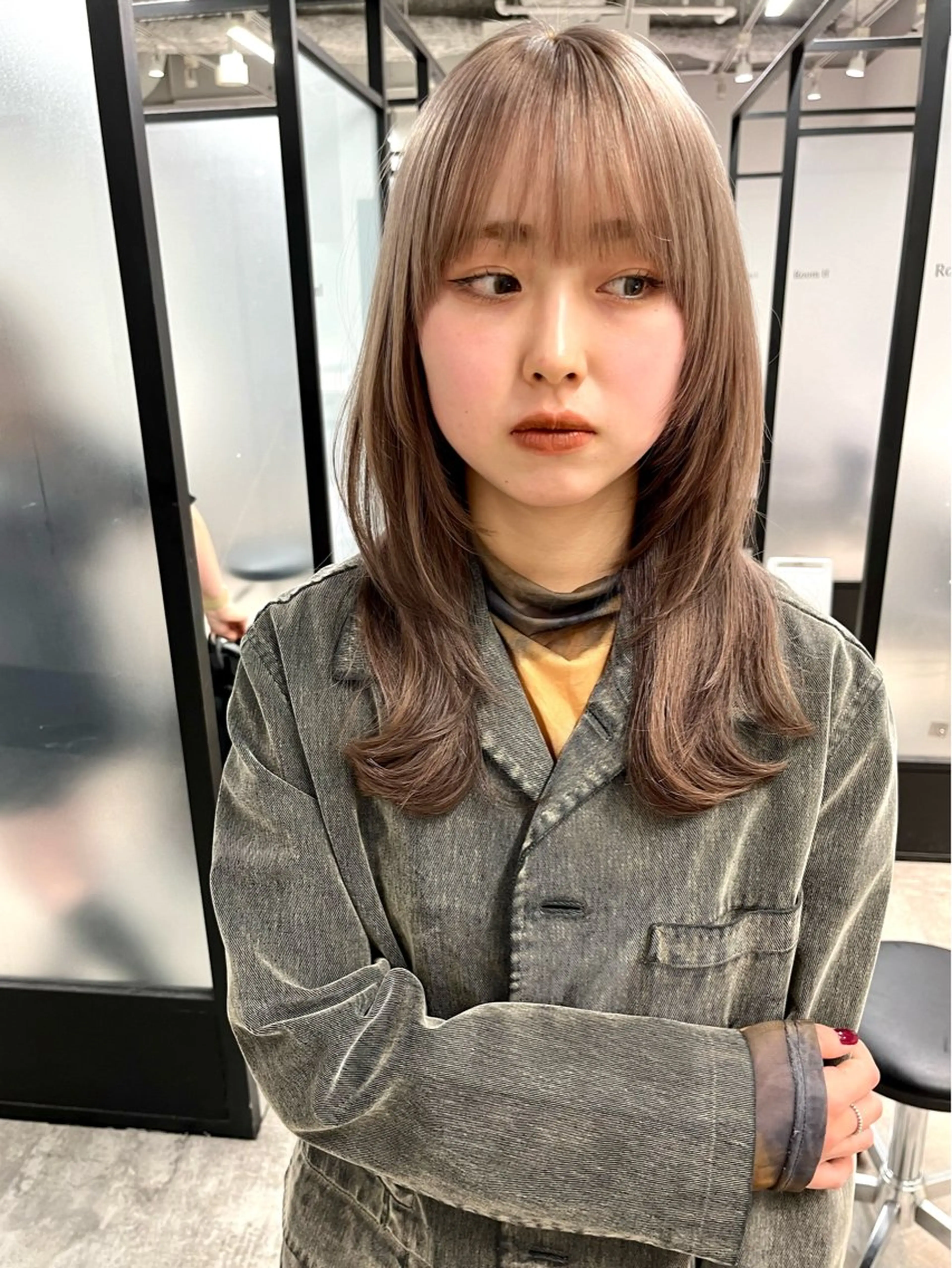 ロング カラー ヘアアレンジ カット ヘアカラー トリートメント ヘッドスパ ヘアセット ハイトーン/美髪矯正 🍃大江拓実のヘアスタイル