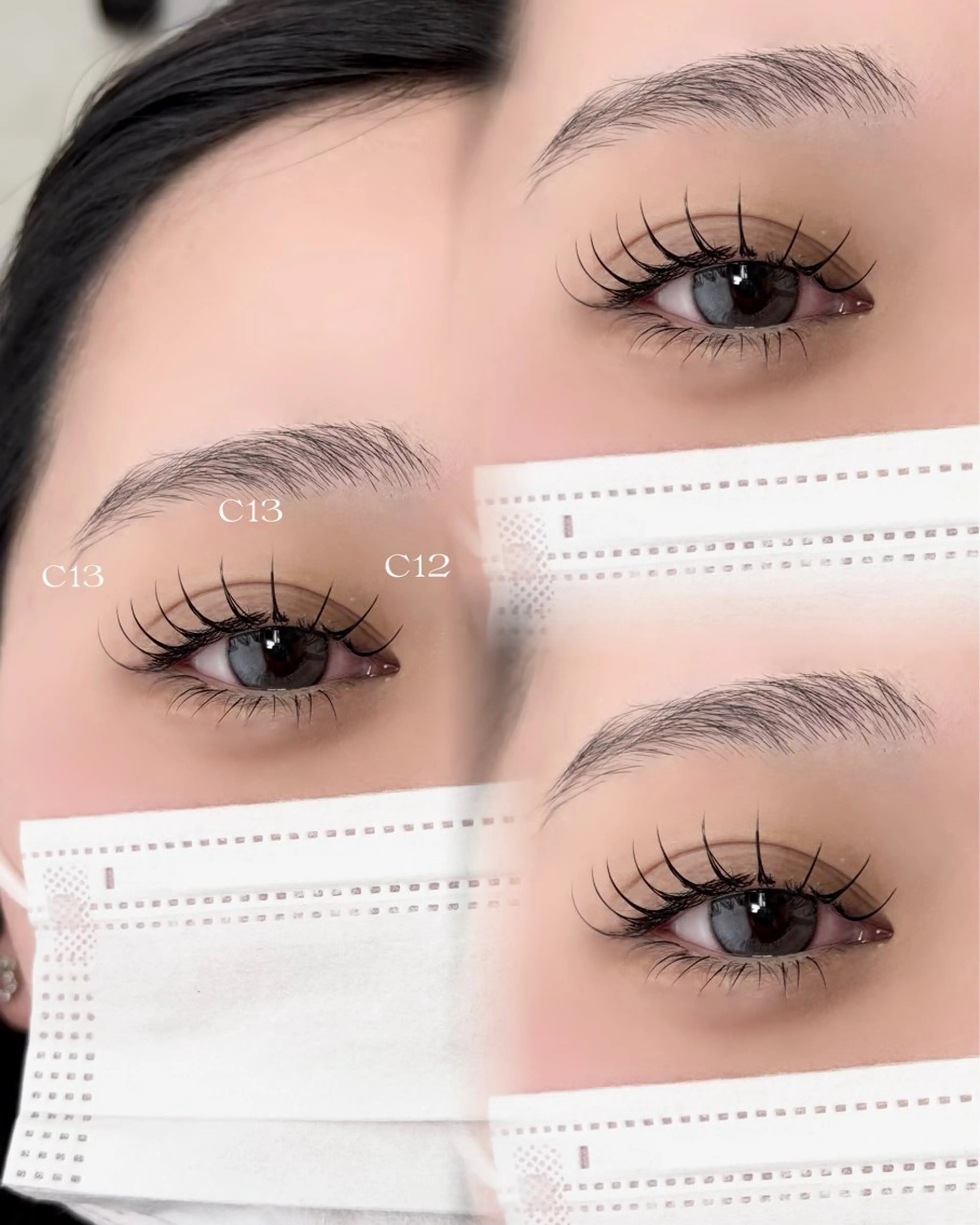 マツエク・マツパ マツエク RUNON 🎀 大阪福島 SeneLのマツエク・マツパデザイン