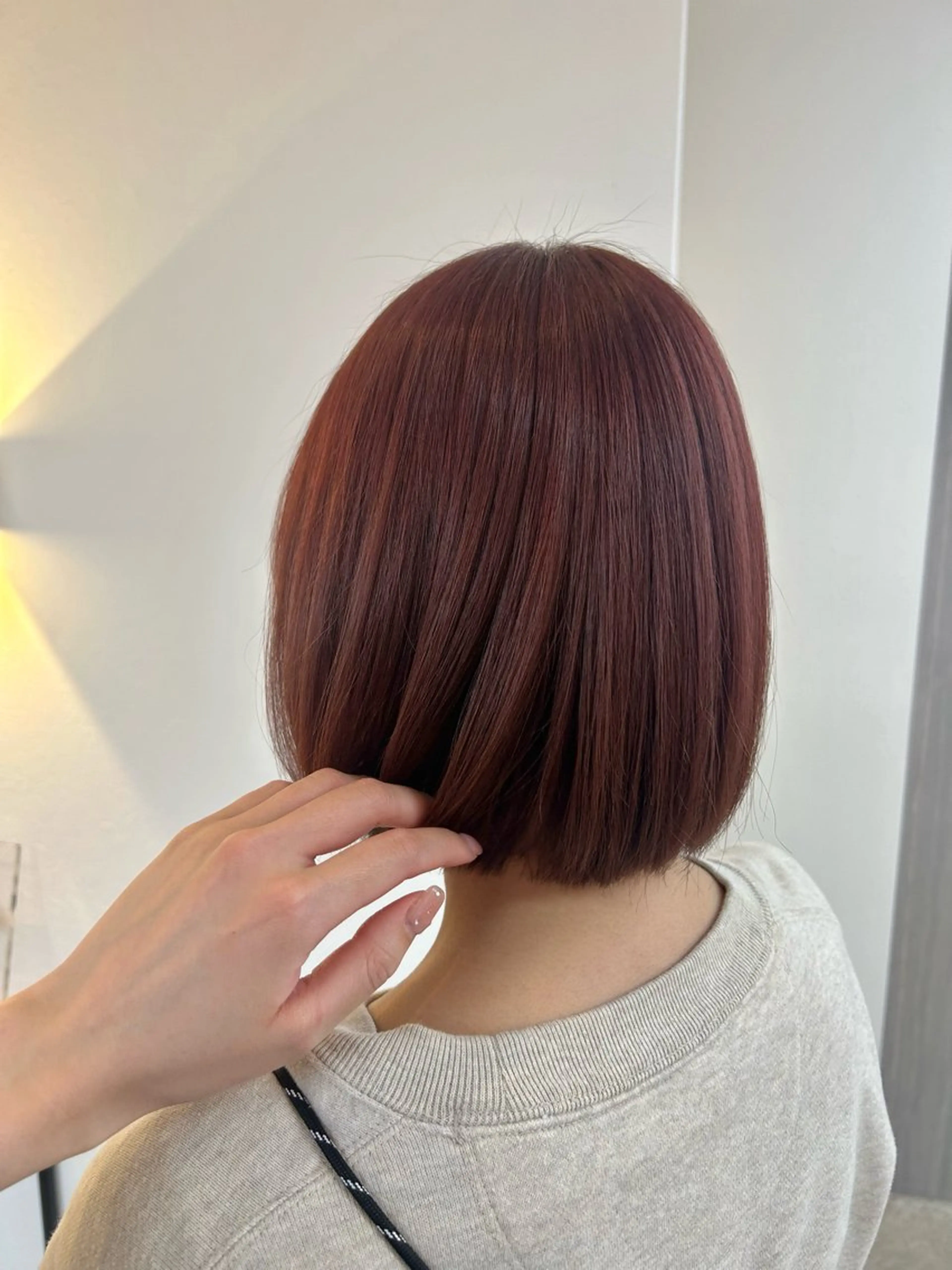 ショート ヘアカラー トリートメント suehiro yunaのヘアスタイル