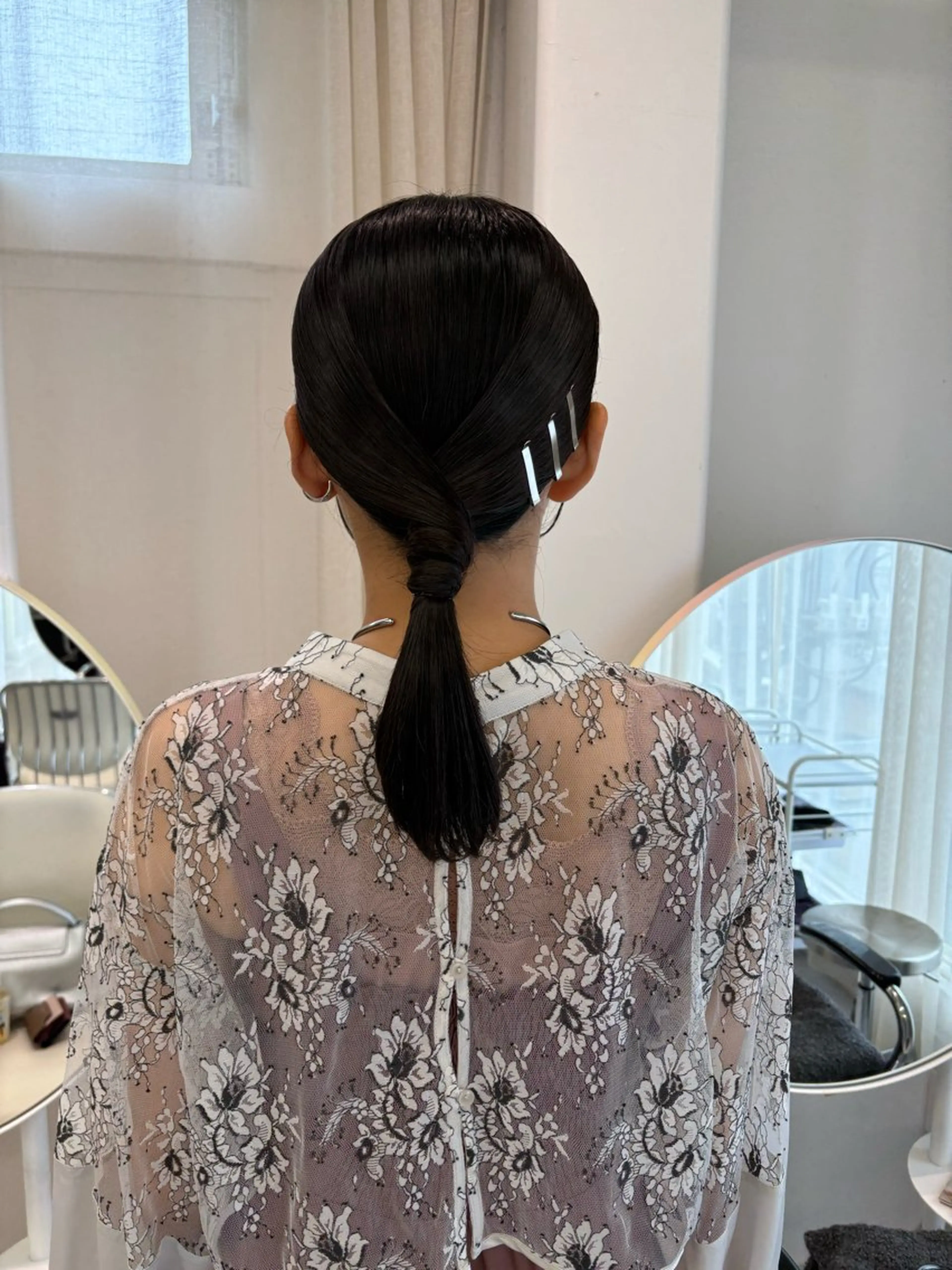 ヘアアレンジ 結婚式・ブライダル ヘアセット レイヤーカット🎀 kanaのヘアスタイル