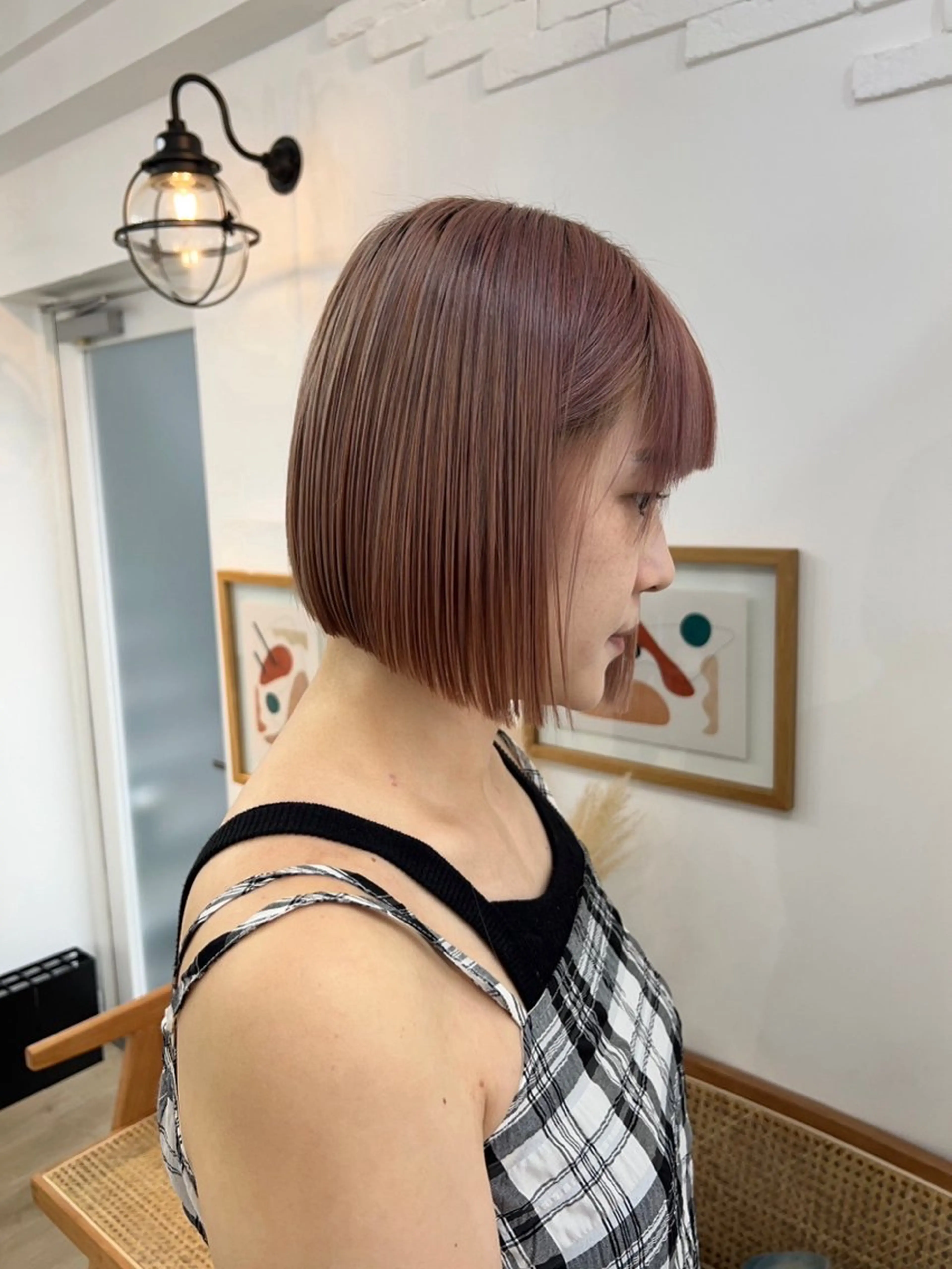 ショート ボブ トリートメント カット トリートメント ✨髪質改善✨原宿 えのもと　はなのヘアスタイル