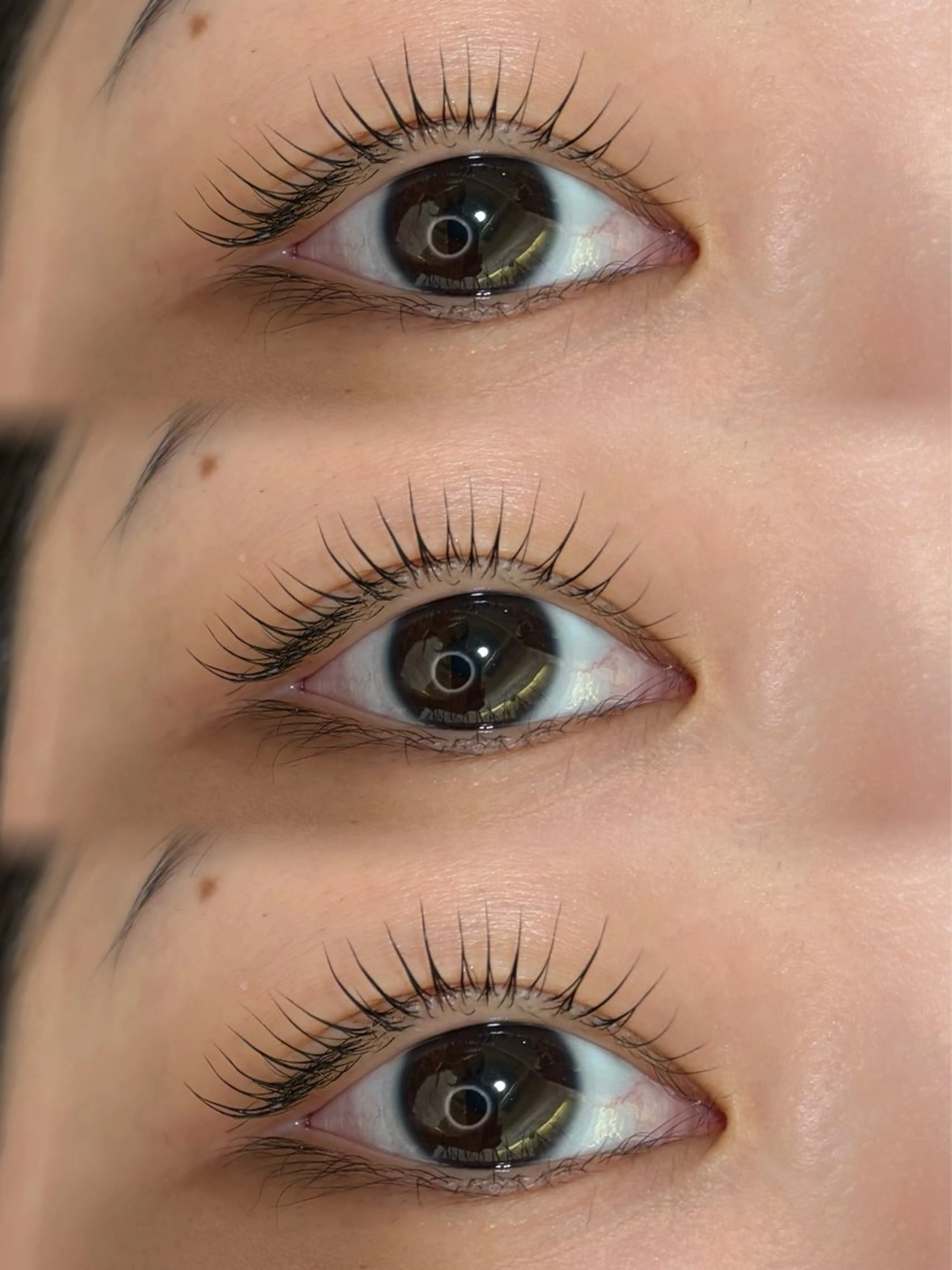 マツエク・マツパ ナチュラル 一重×まつ毛パーマ femme横川 Rinkaのマツエク・マツパデザイン