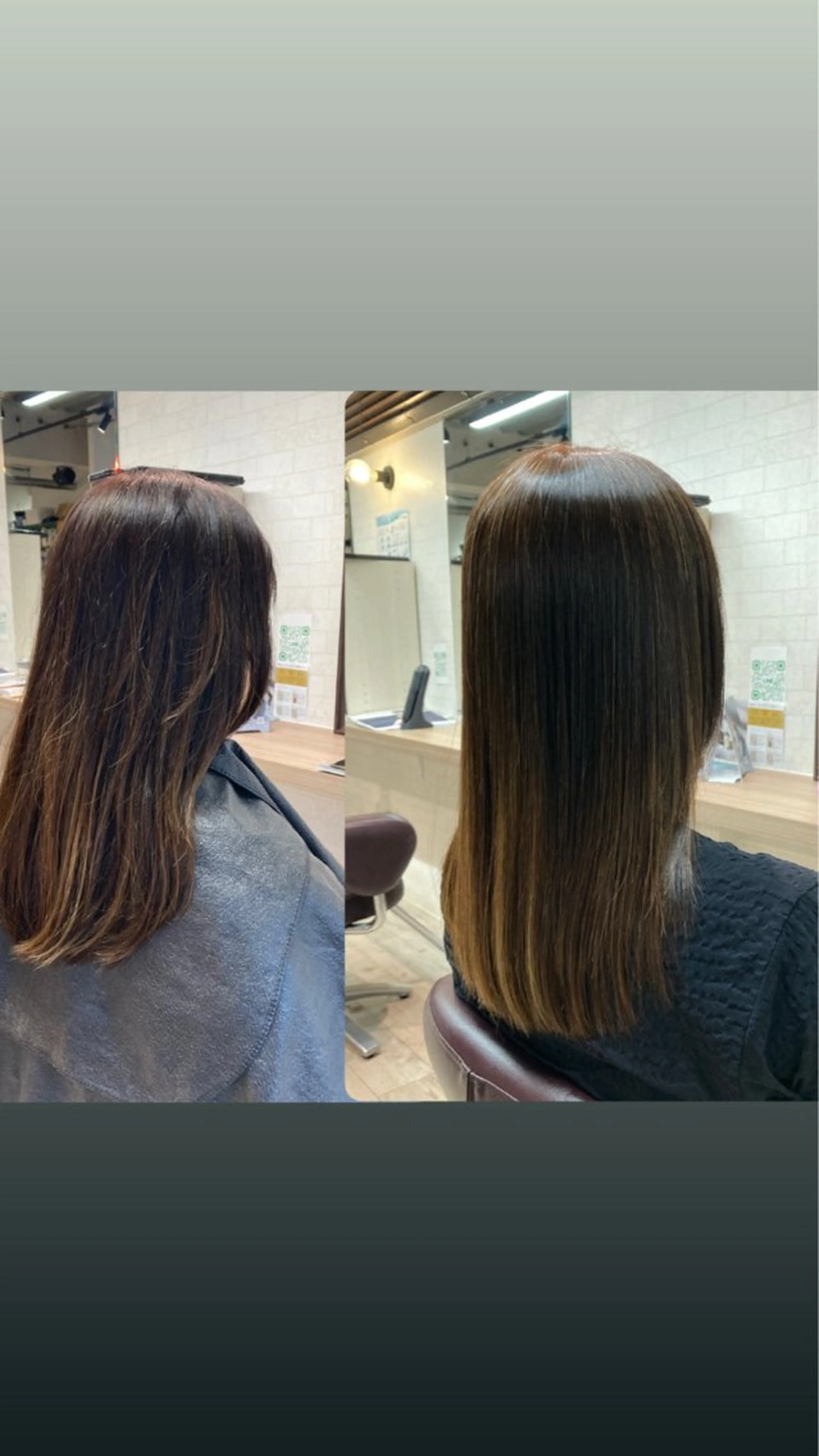 縮毛矯正の写真