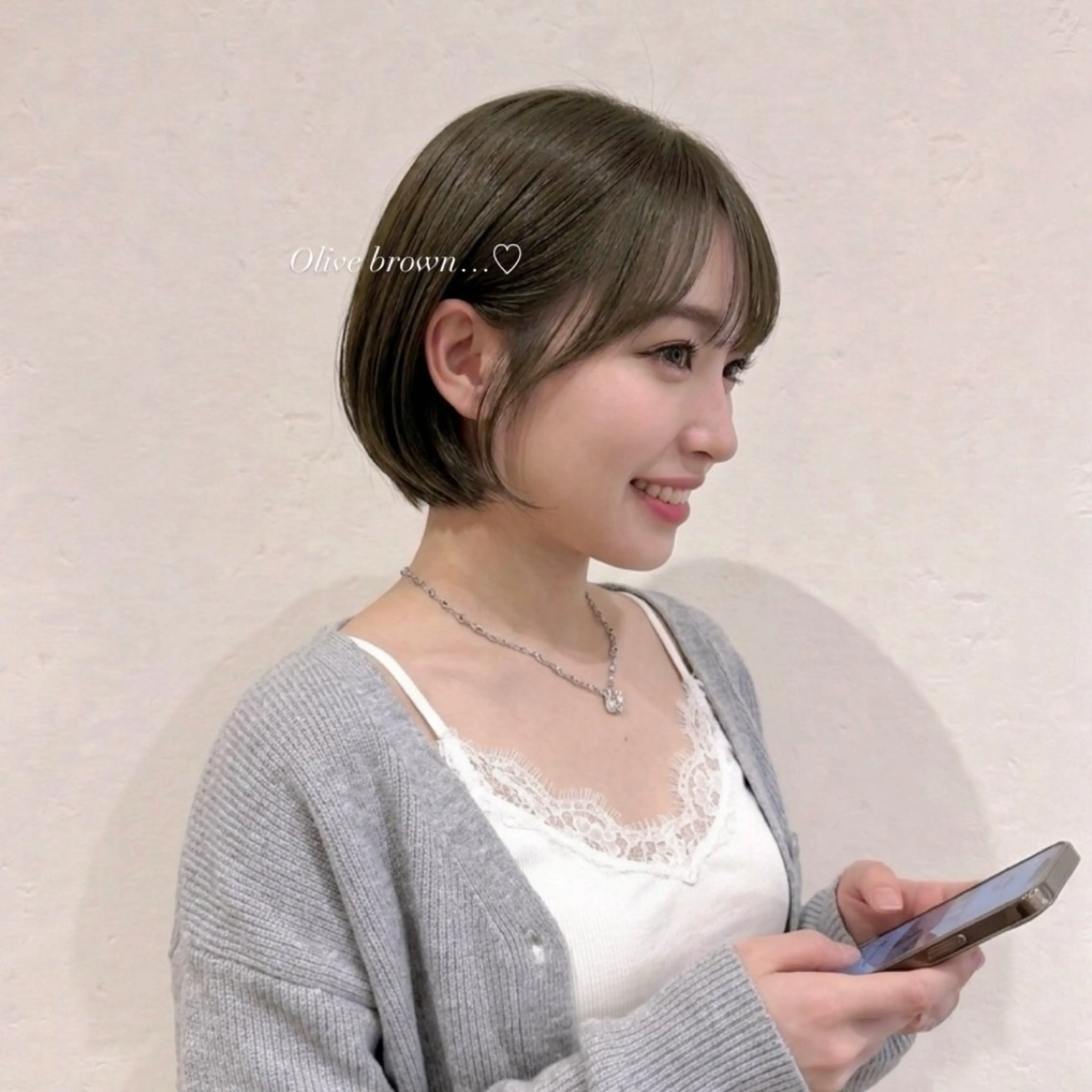 ショート ヘアカラー sakura/ 透明感カラー🫧のヘアスタイル