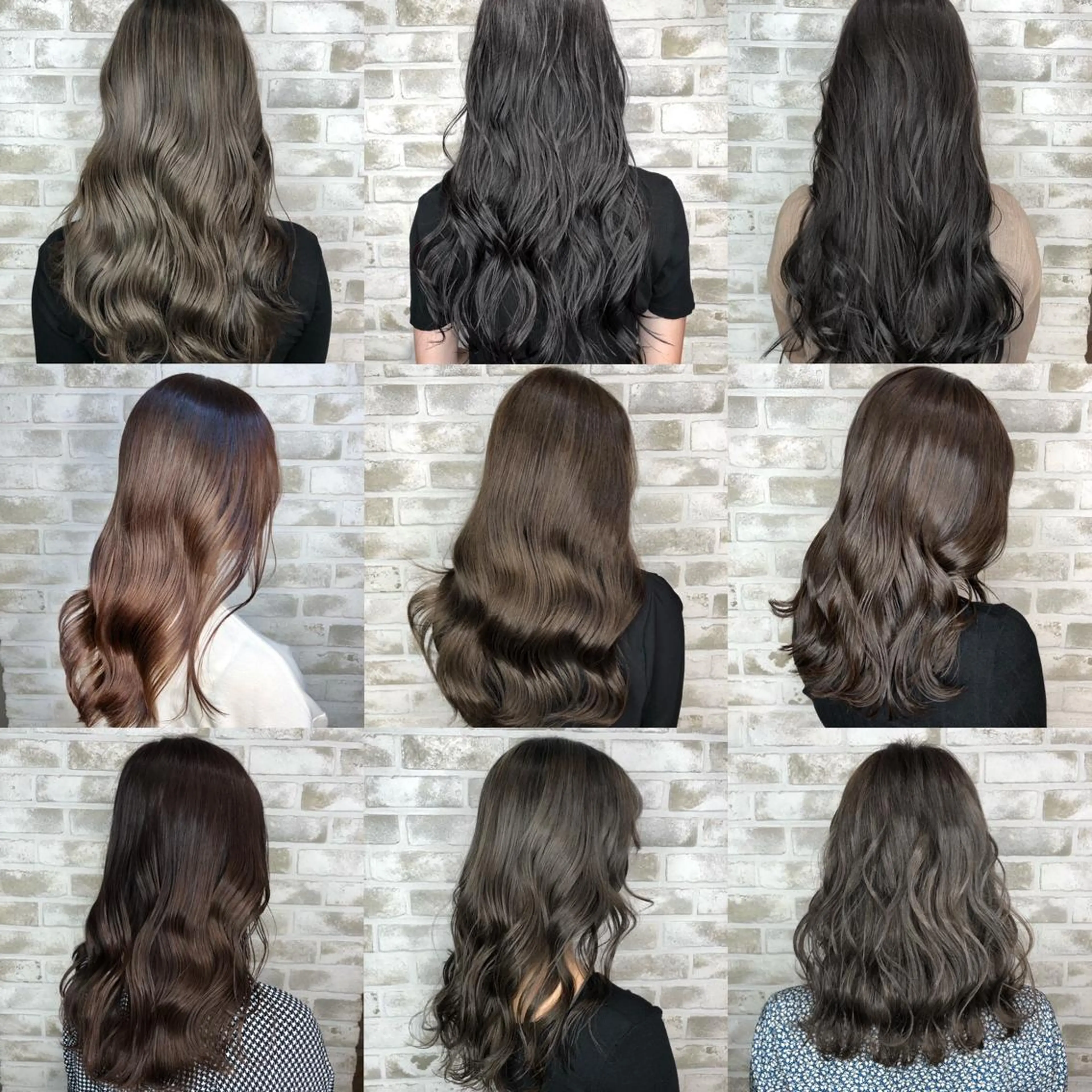 セミロング カラー ヘアアレンジ 透明感カラー トッチ 艶髪髪質改善のヘアスタイル