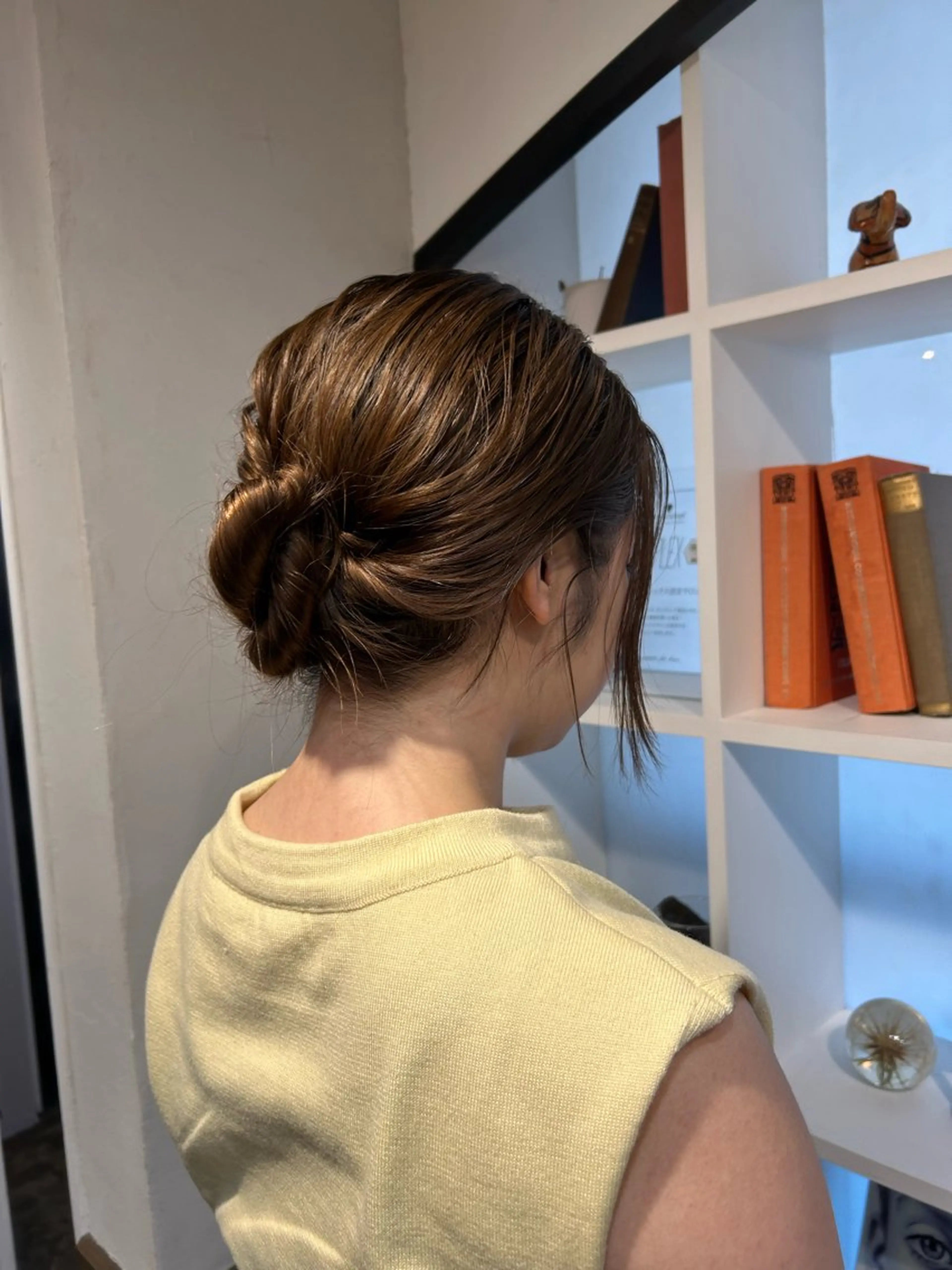 ミディアム アレンジ/新宿 透明感カラー/ヤノのヘアスタイル