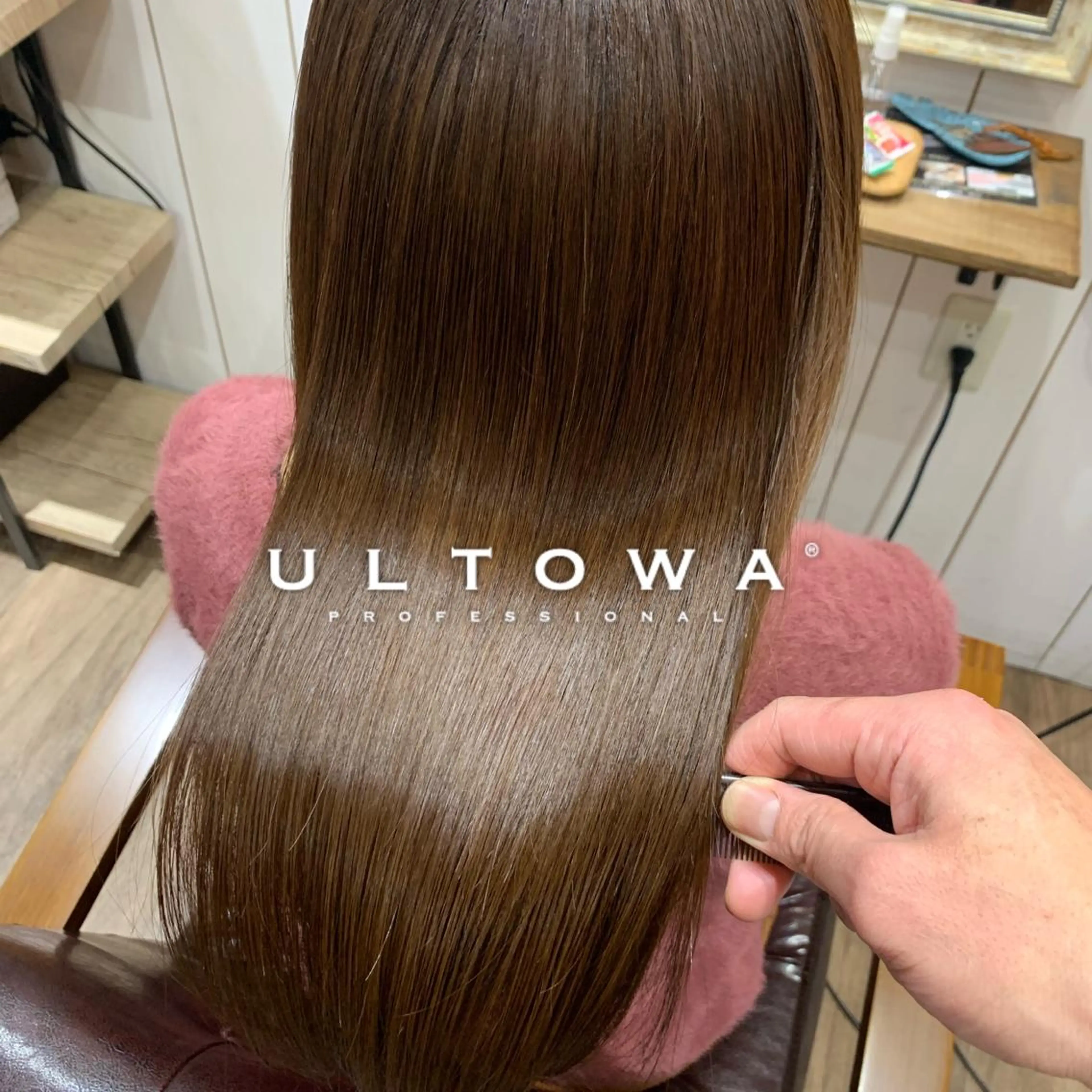 【髪質改善】カット＋縮毛矯正＋カラー＋ULTOWAトリートメント☆の写真