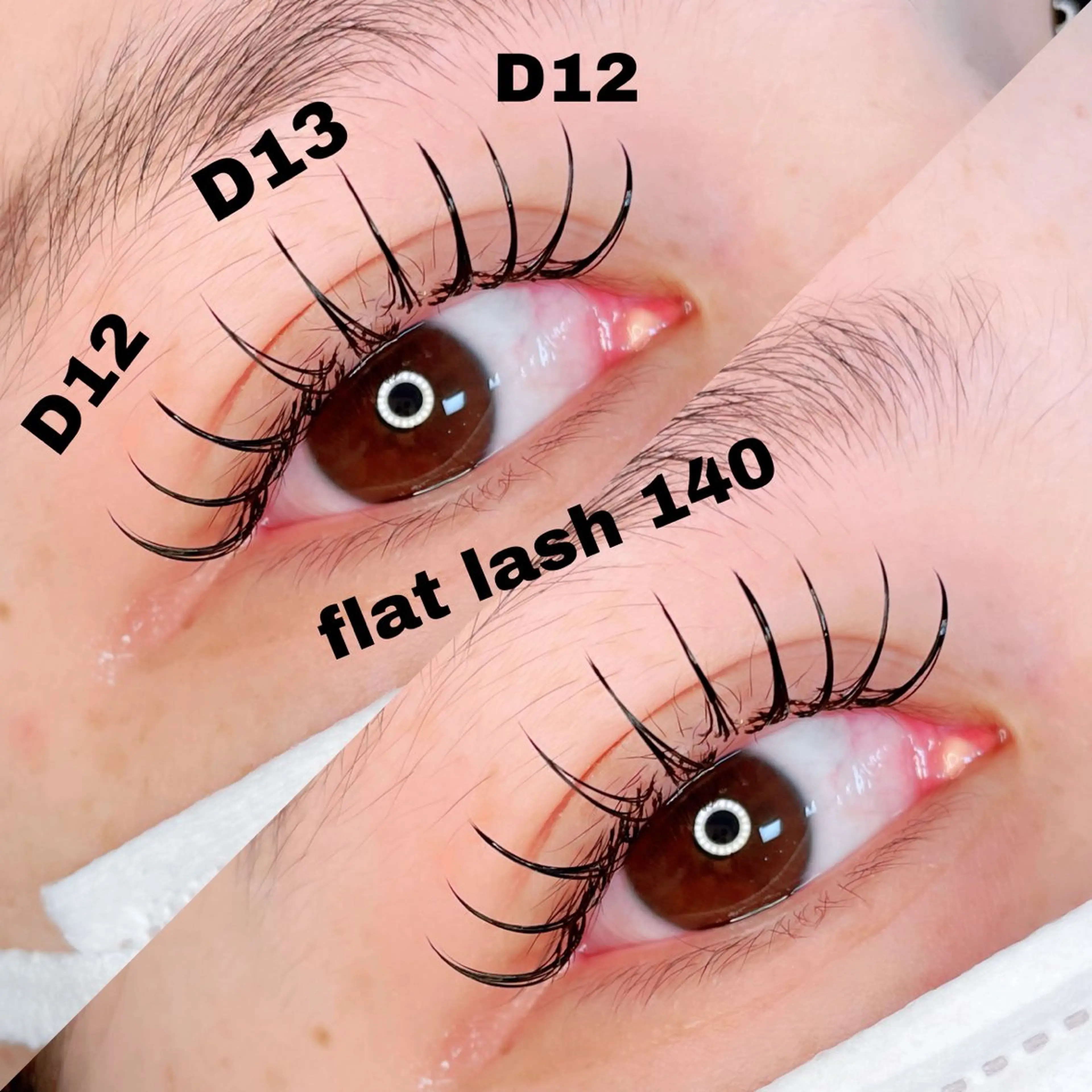 【エクステ予約No.2💚】フラットラッシュ150本まで（アイシャンプー付き）  ［カラー／オフ代／再来様 各500円］の写真