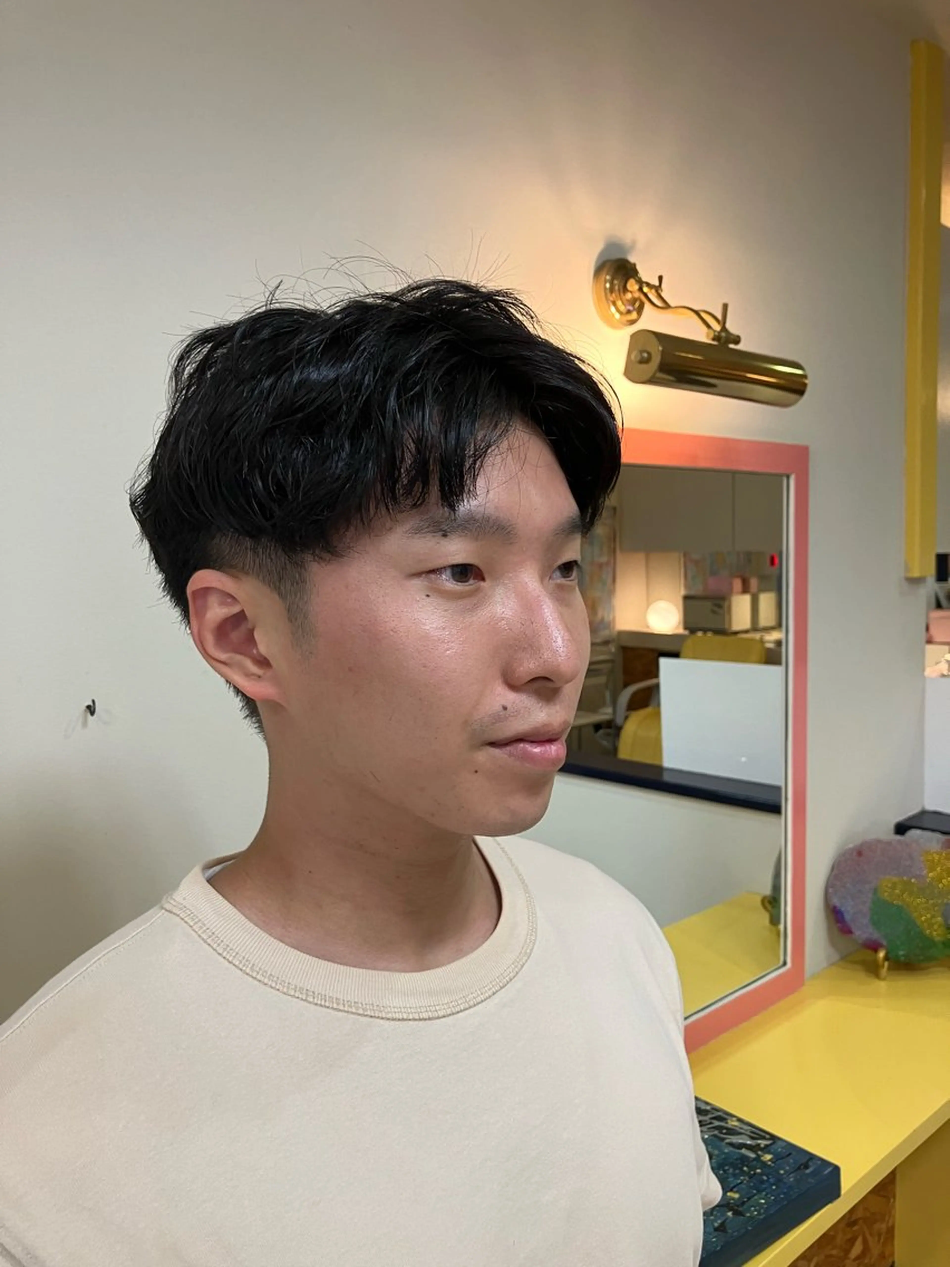 ショート パーマ メンズ 横田  尚登のヘアスタイル