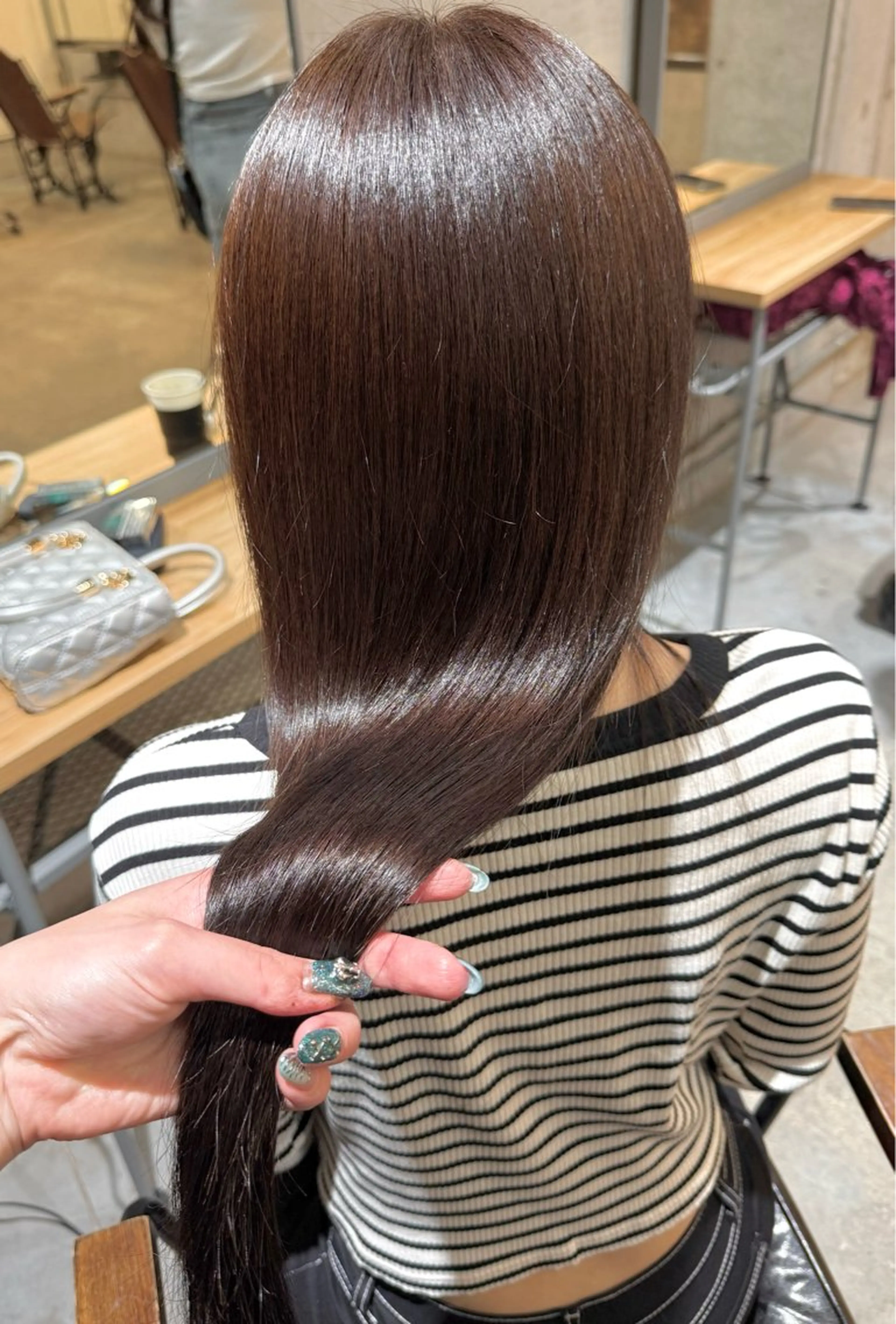 ロング カラー メンズ ヘアカラー トリートメント 艶髪/ハイトーン /masami🩵のヘアスタイル