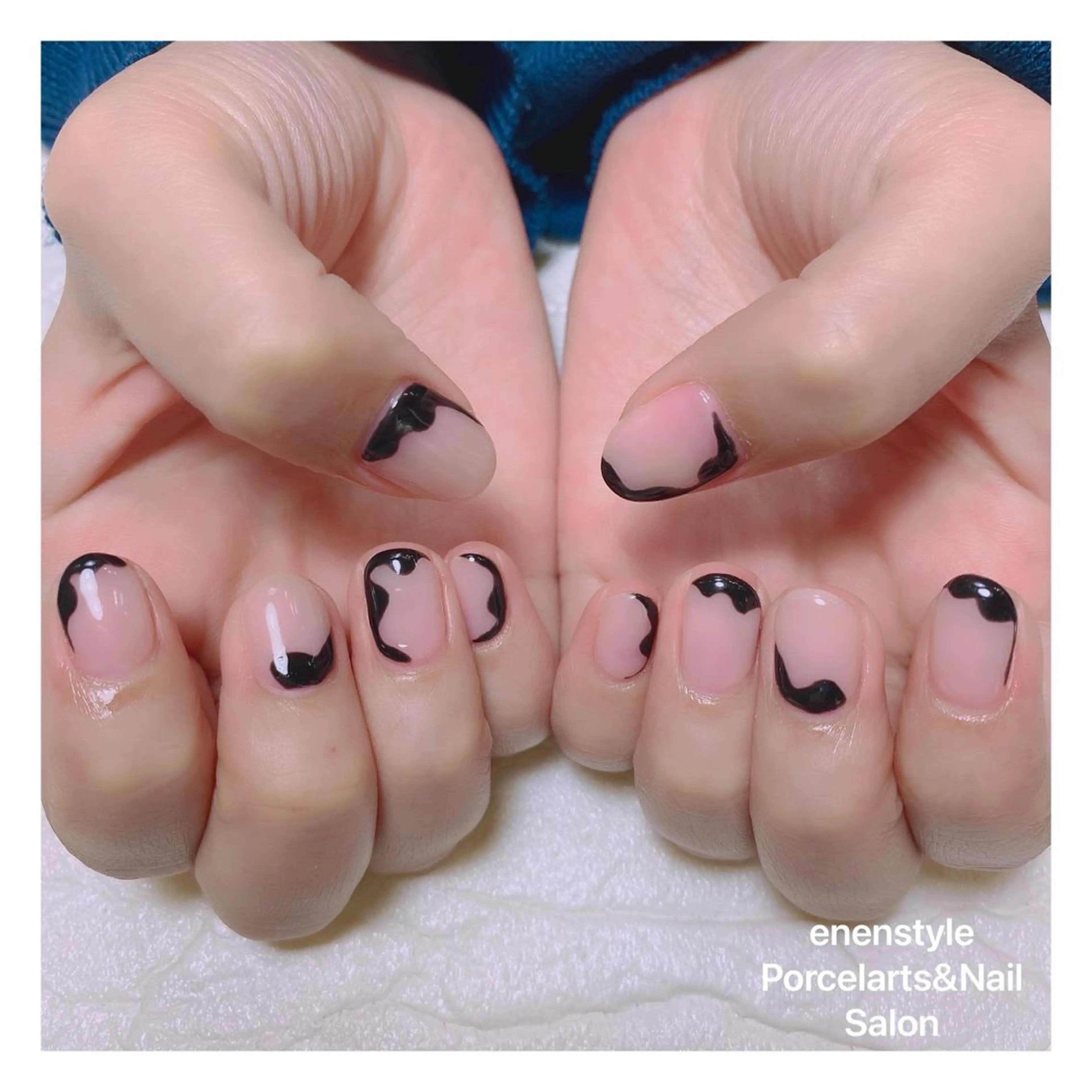 ショート ネイル ハンドネイル 👑enen style👑のネイルデザイン