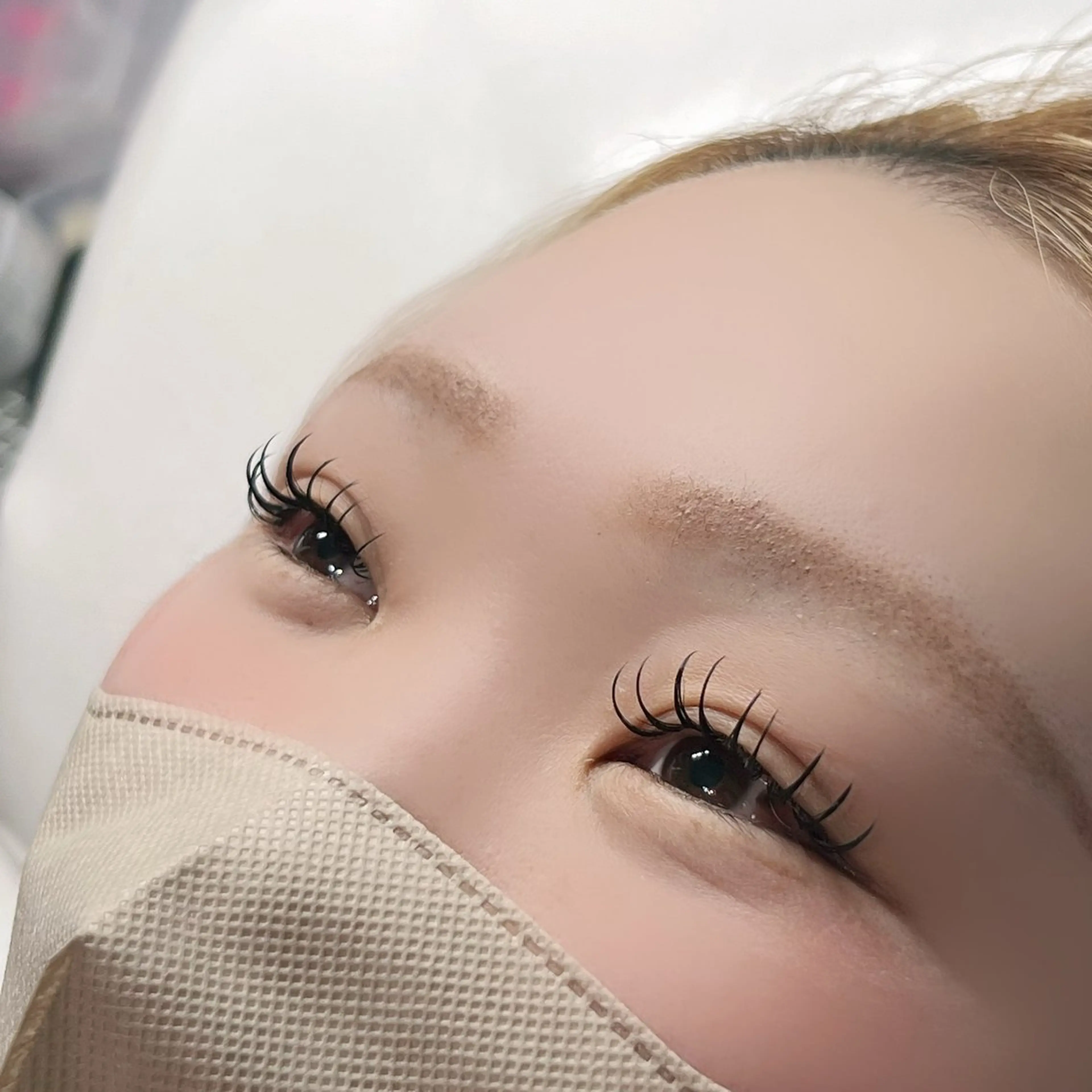 マツエク・マツパ 付け放題 束感まつ毛 フラットラッシュ マツエク eyelash salon ANCHEL所属・ANCHEL 🦋のマツエク・マツパデザイン