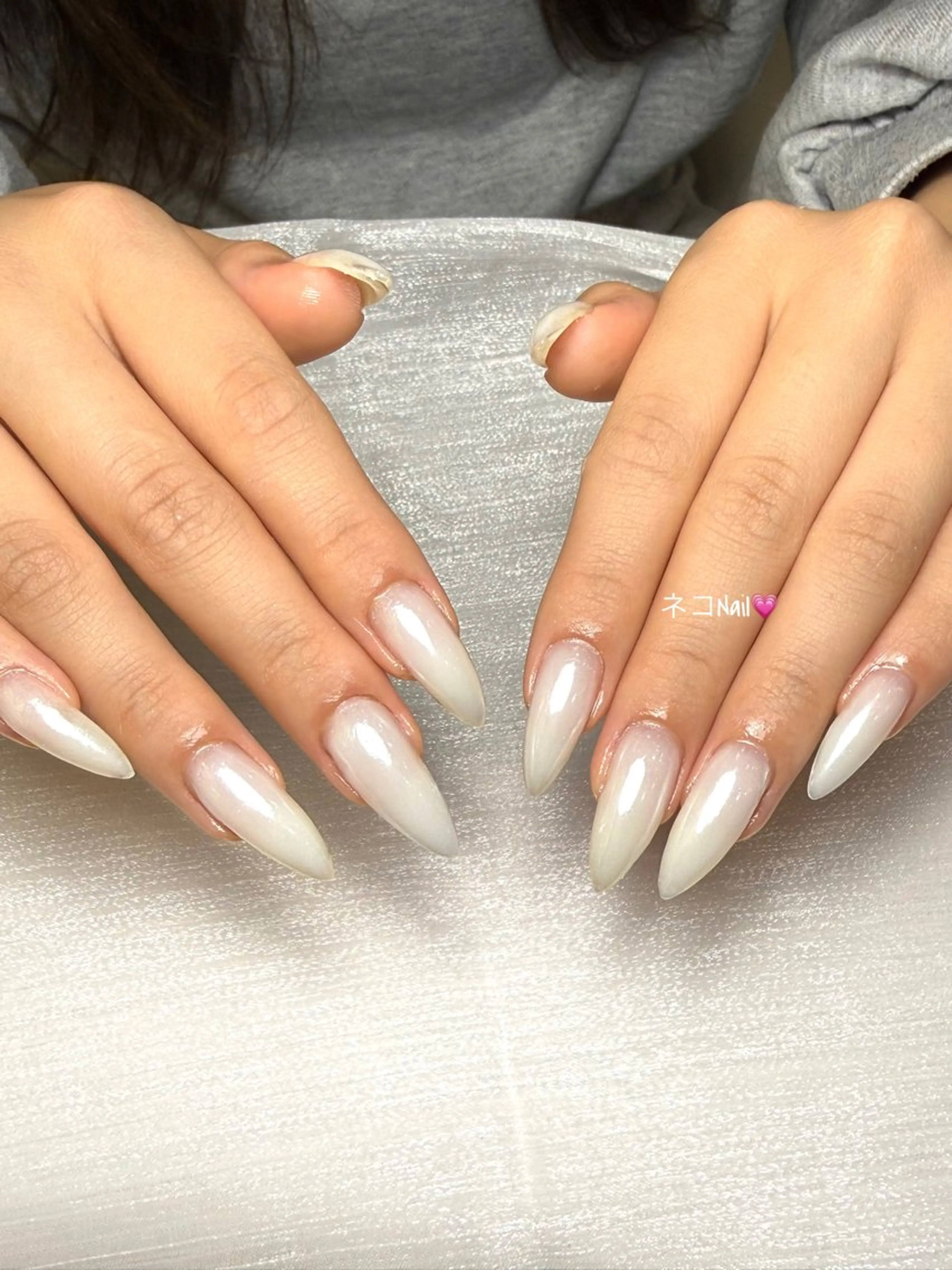 ネイル ジェルネイル ワンカラーネイル ハンドネイル ネコ Nailのネイルデザイン