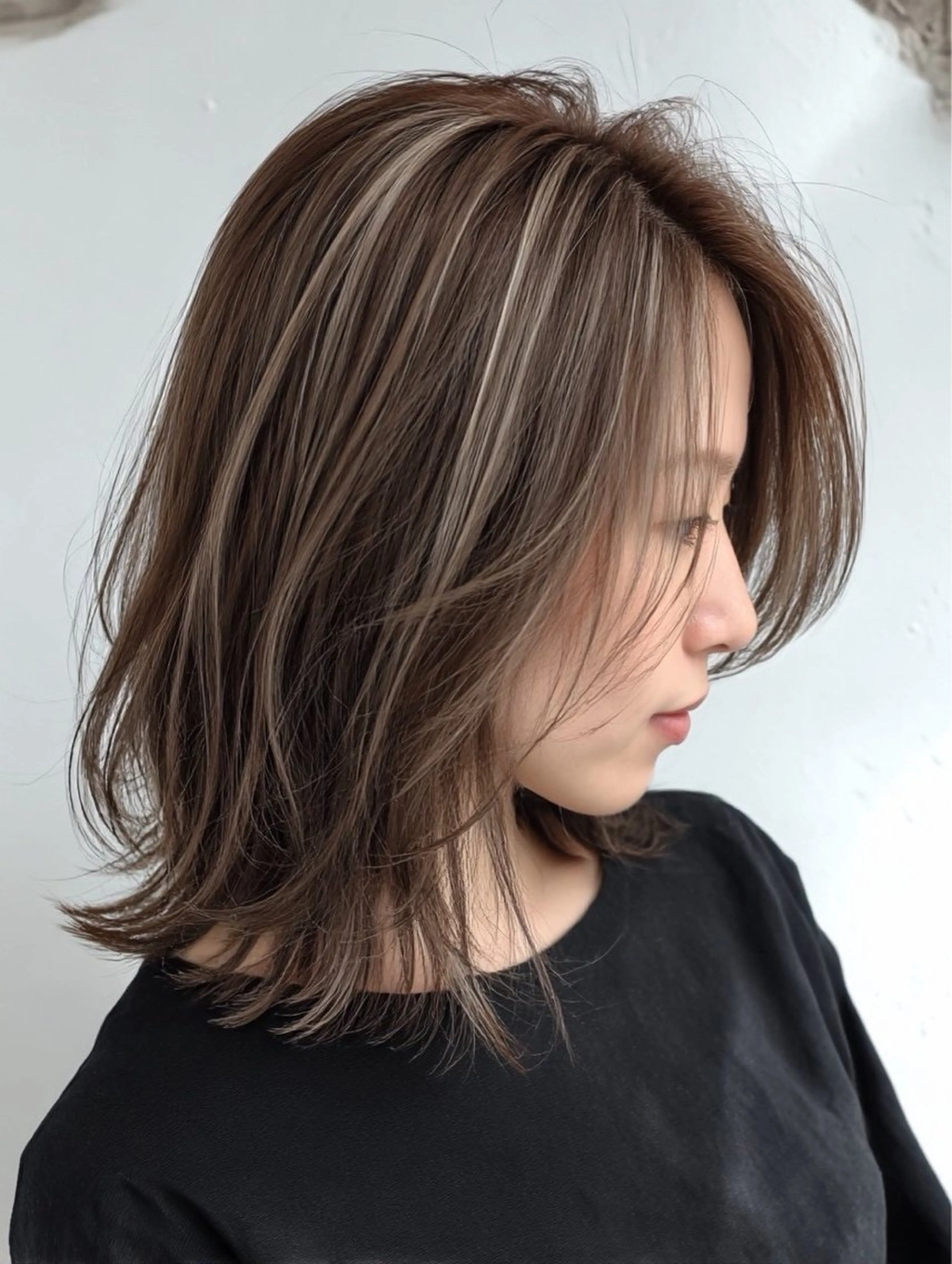 カラー ヘアカラー トリートメント 居馬 愛莉のヘアスタイル