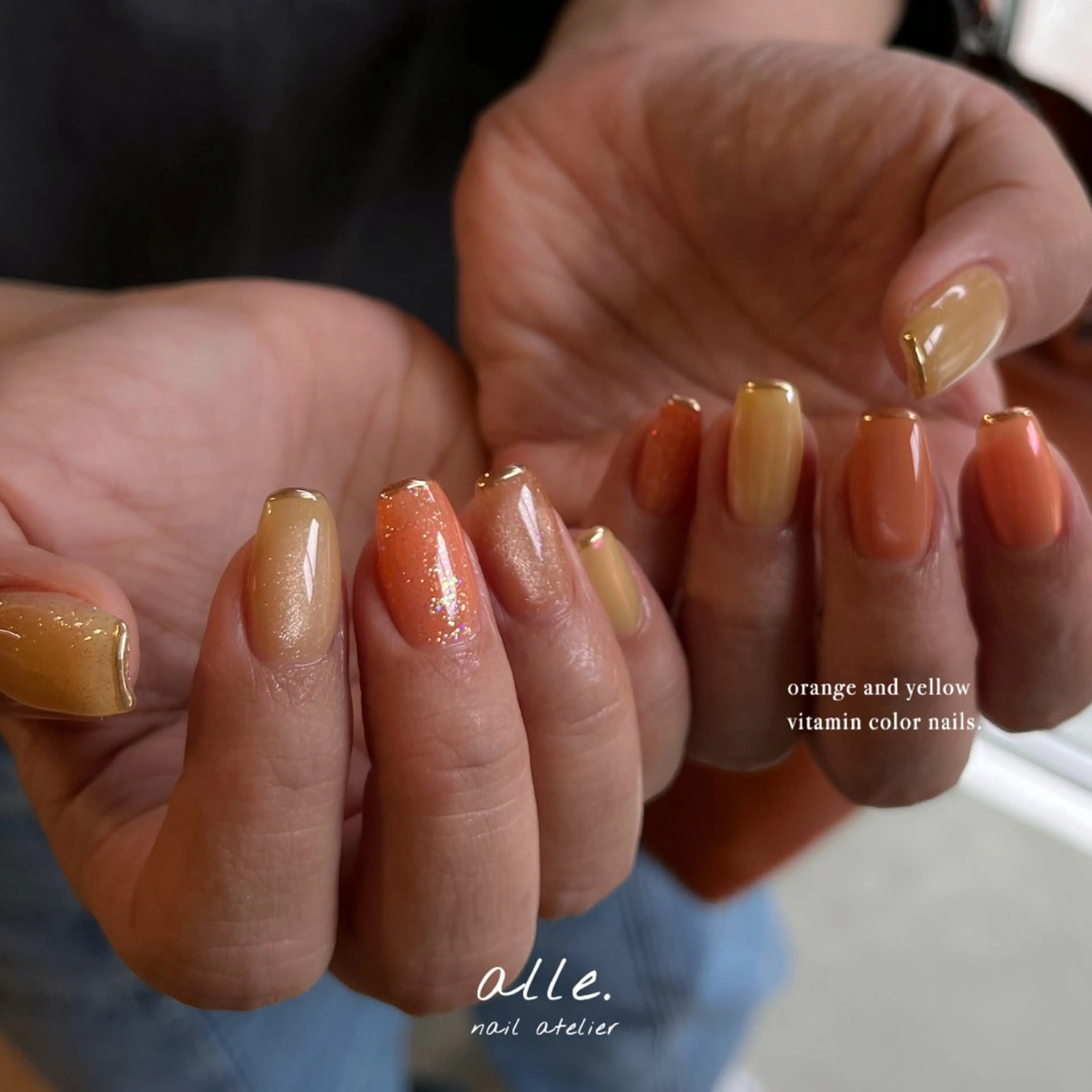 ネイル ハンドネイル atelier alle.のネイルデザイン