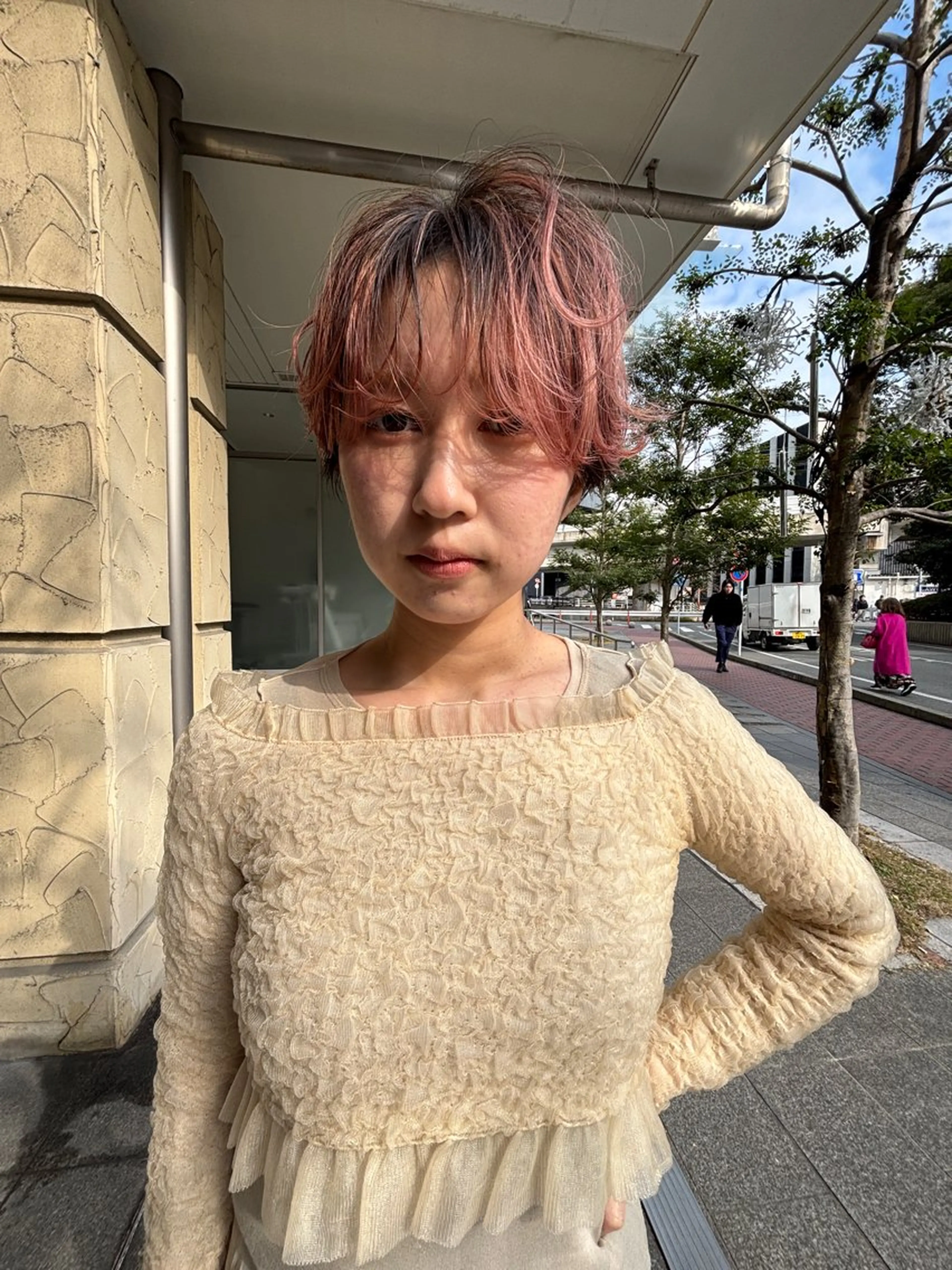 ショート saya/似合わせ /透明感カラーのヘアスタイル