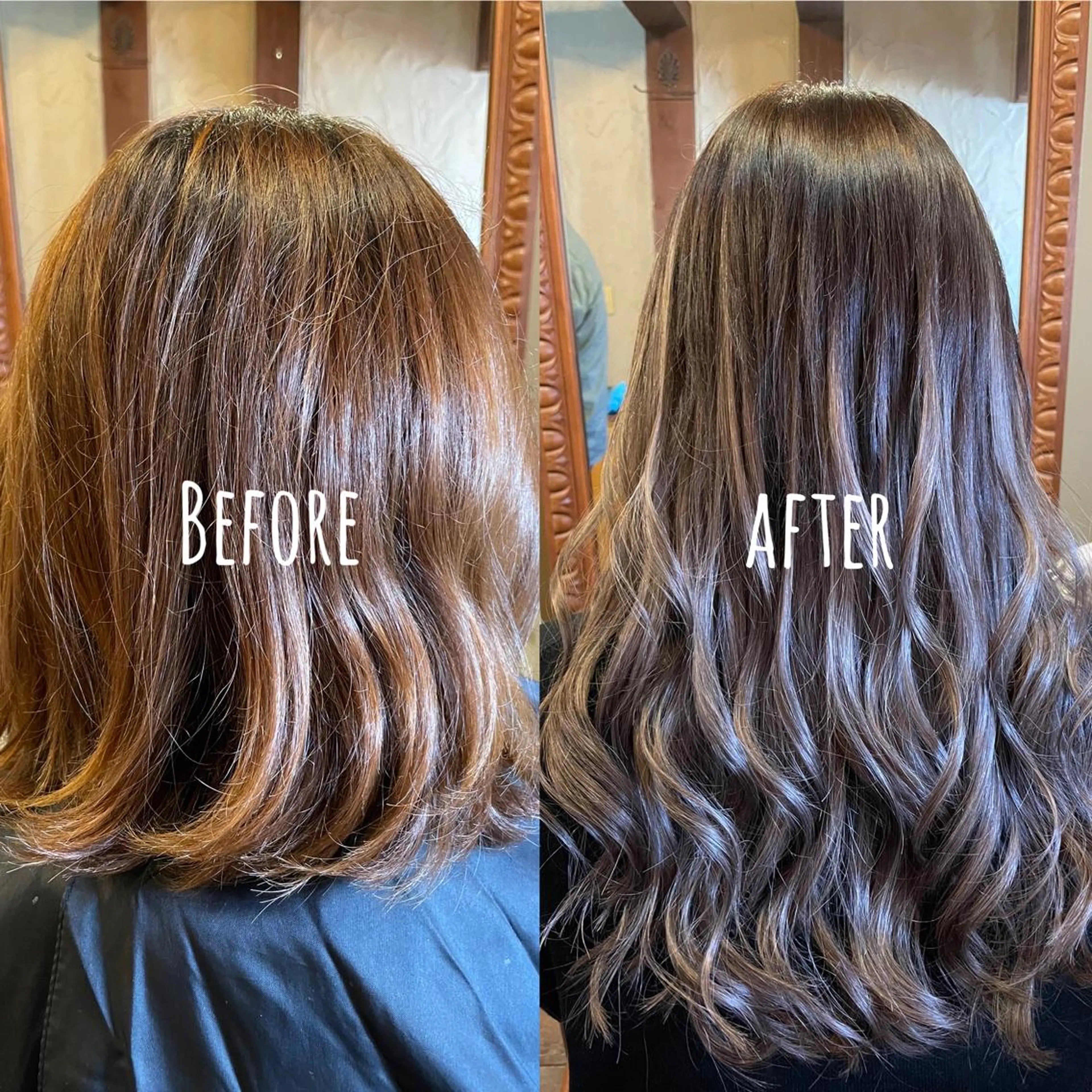 ロング シールエクステ エクステ カット ヘアカラー エクステ ReHyd BEAUTÉ salon&store 心斎橋店所属・❤️MASAKO❤️ 🌸🩷エクステ🩷のヘアスタイル