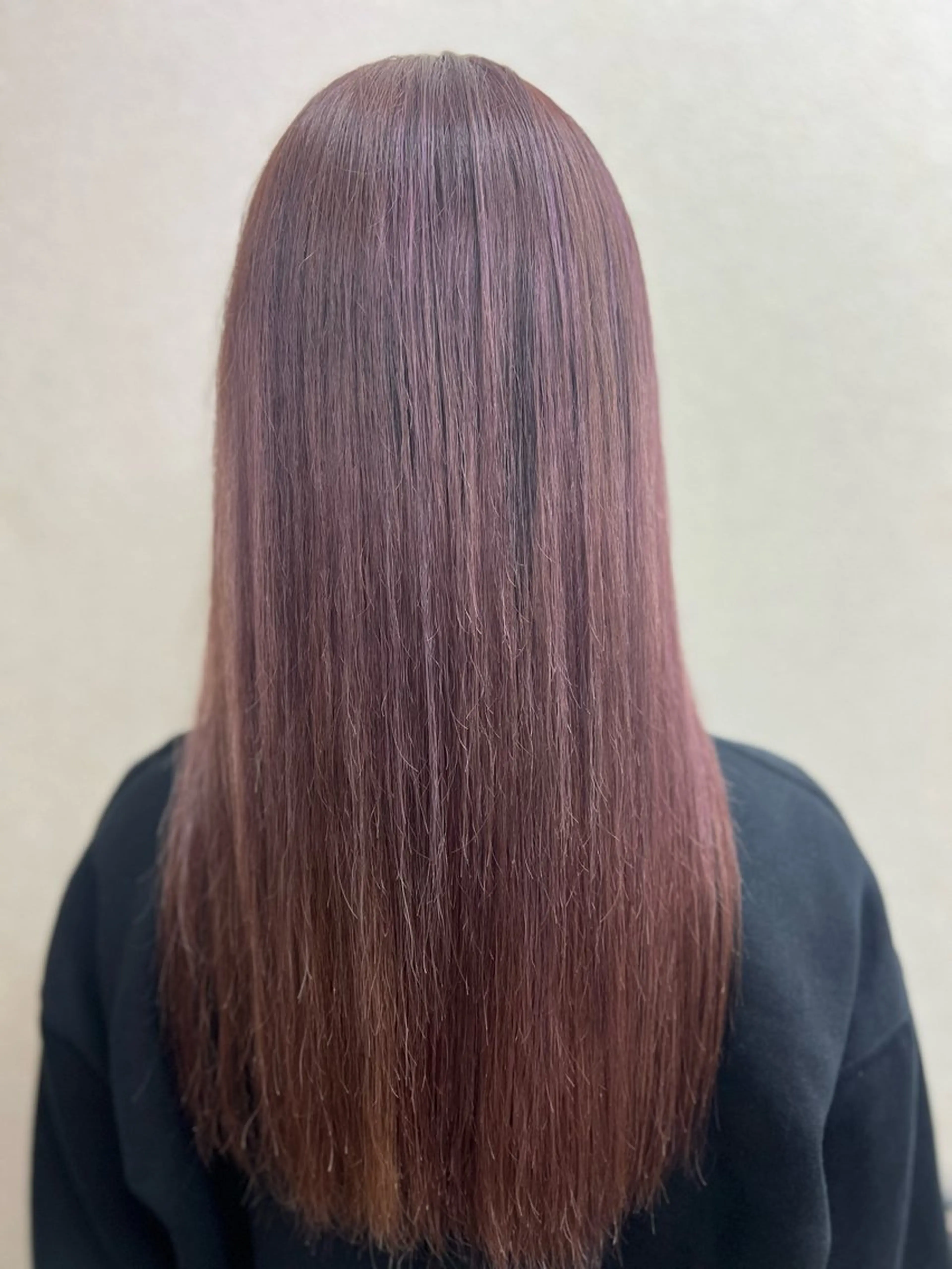 セミロング ヘアカラー トリートメント B-W ⭐️REIKOのヘアスタイル