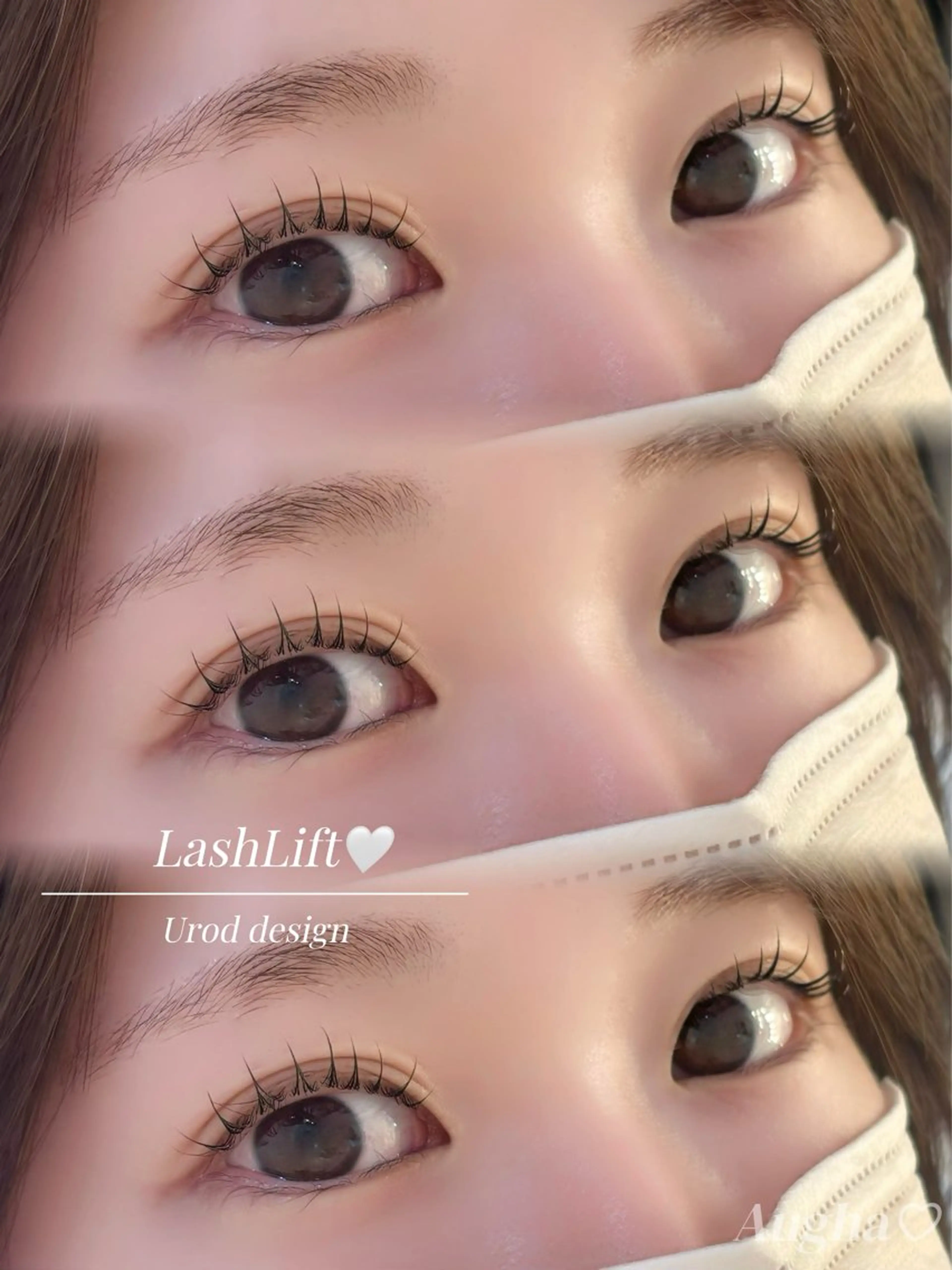 マツエク・マツパ マツパ Augha♡ NATSUMIのマツエク・マツパデザイン