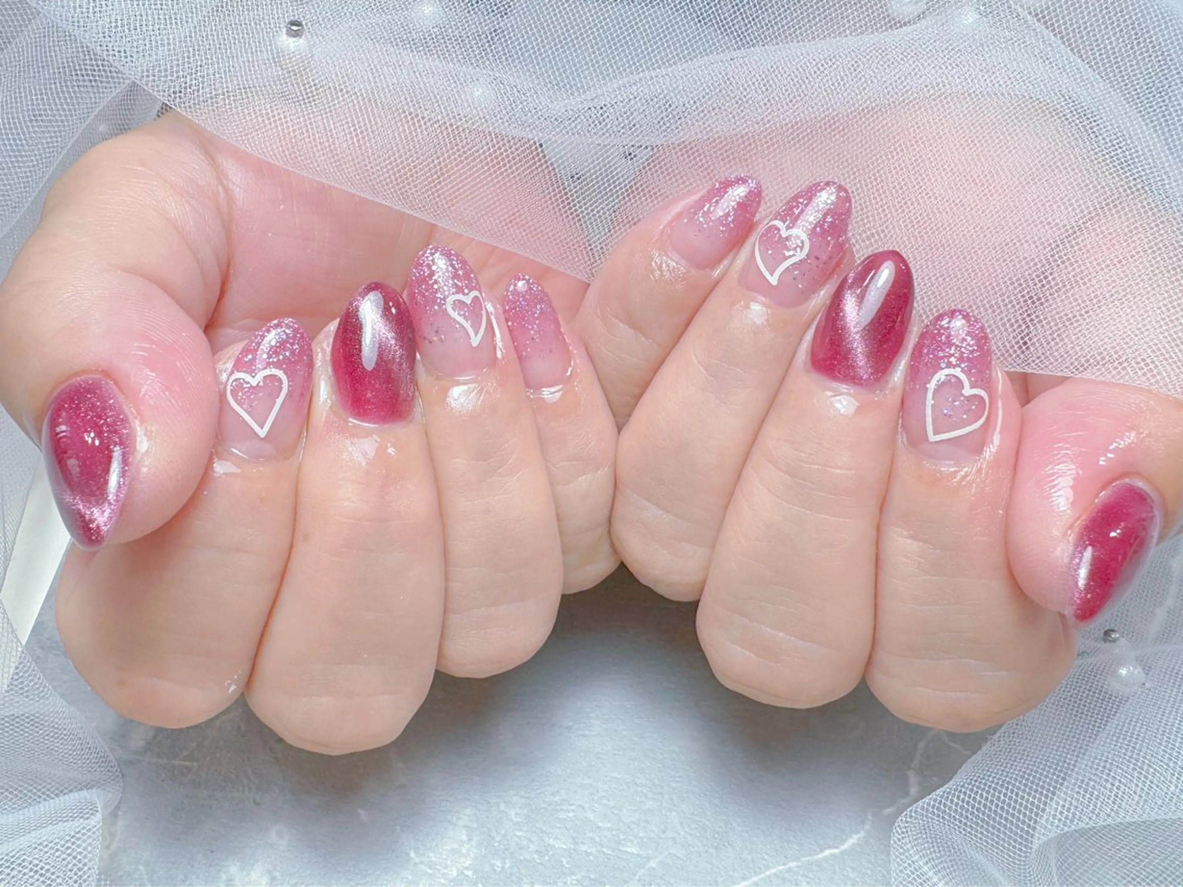 ネイル ハンドネイル マジックミラー所属・マジック ミラーのネイルデザイン