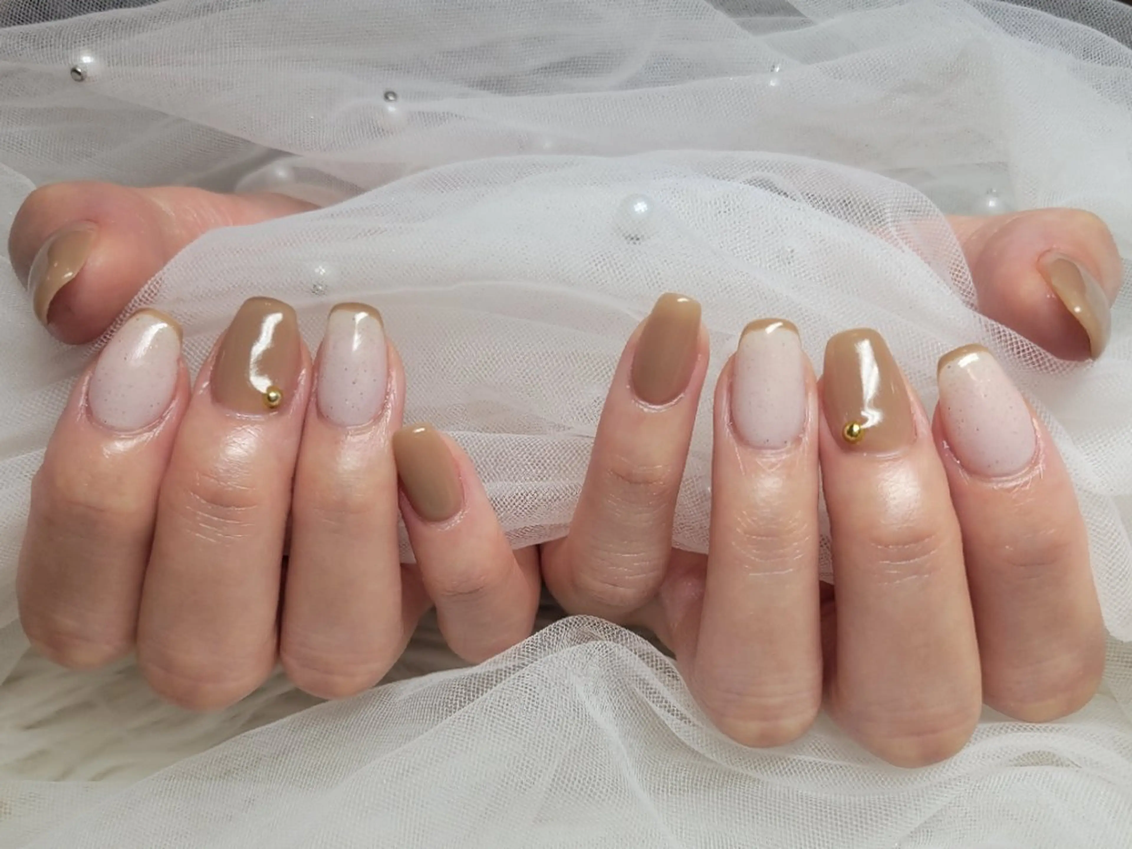 ネイル フレンチネイル オフィスネイル ワンカラーネイル ハンドネイル nail patio hinaのネイルデザイン