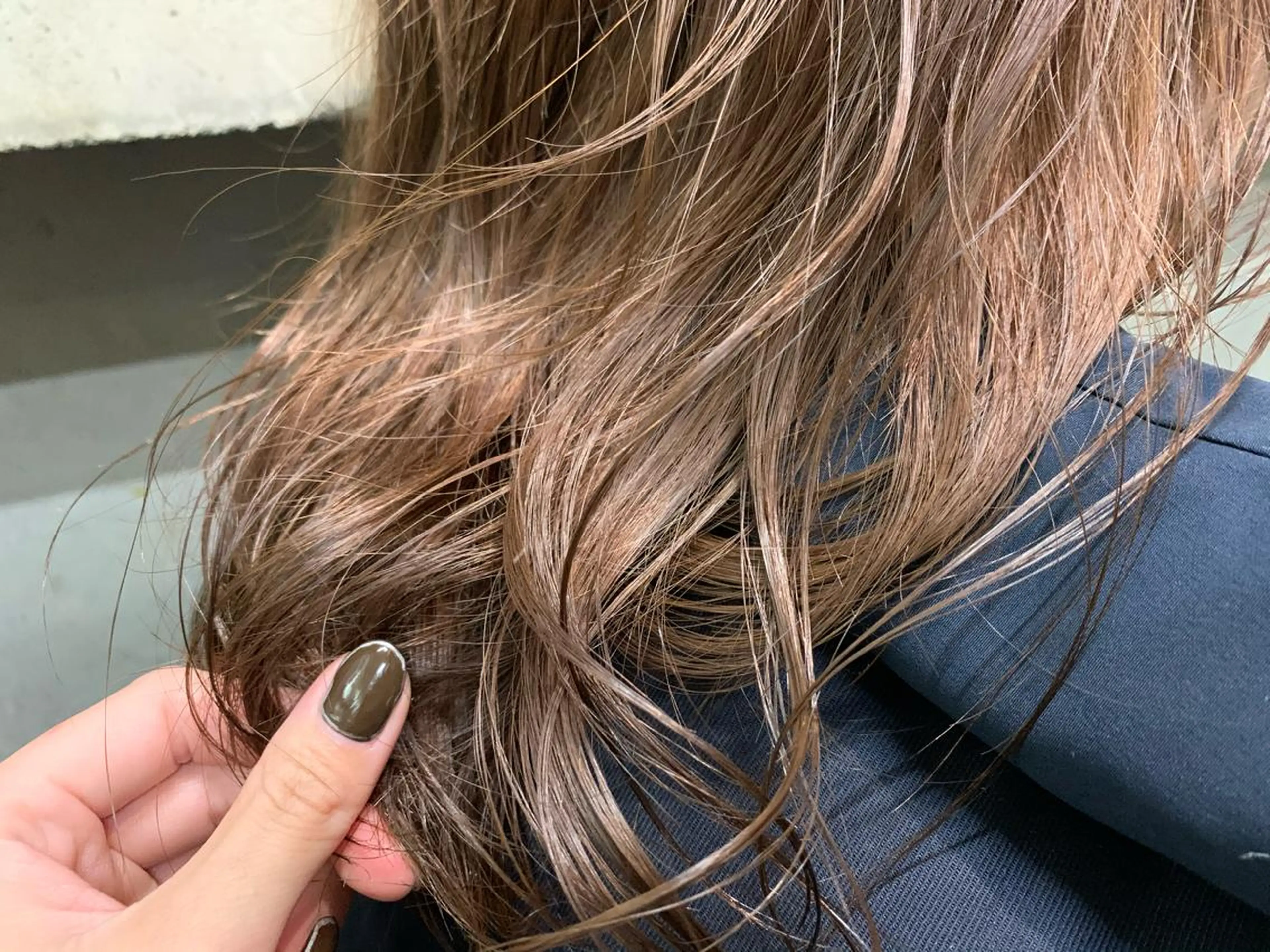 ミディアム 透明感カラー 金村真子のヘアスタイル